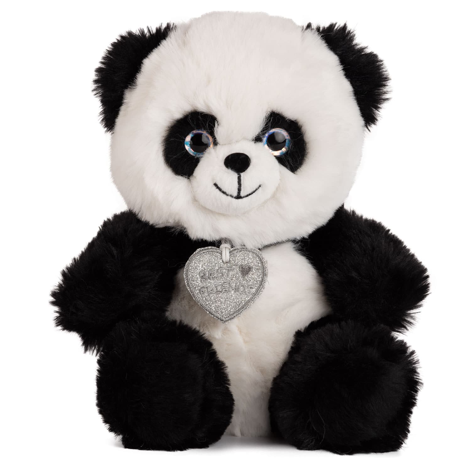 Panda with a medallion - White