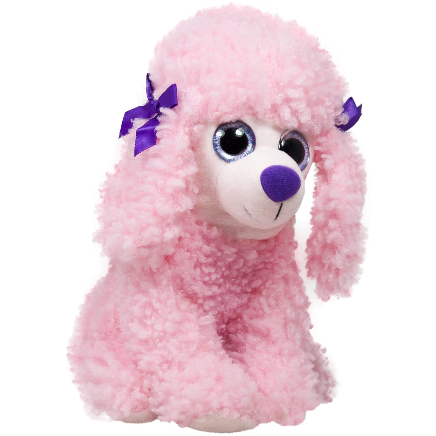 Poodle dog with big eyes - Pink