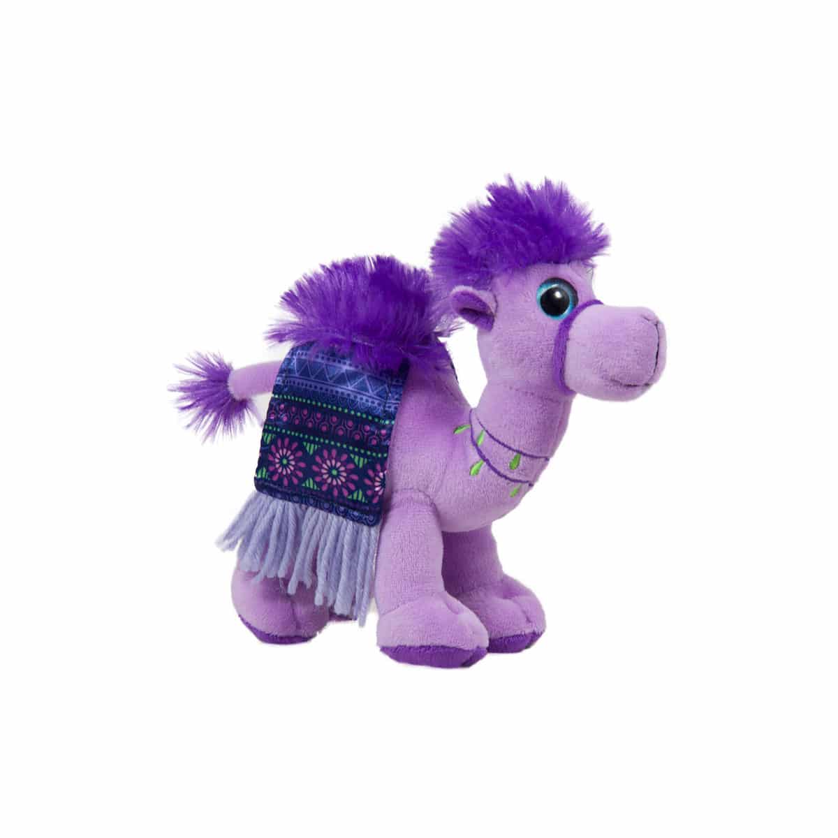 Camel with a colorful saddle - Purple