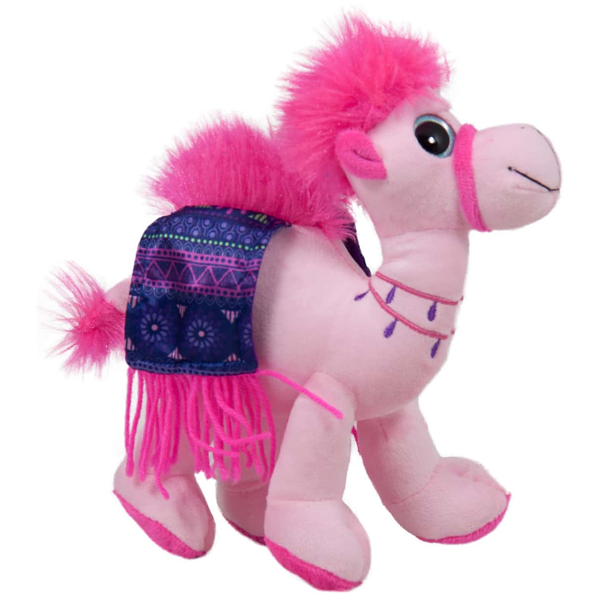Camel with a colorful saddle - Pink