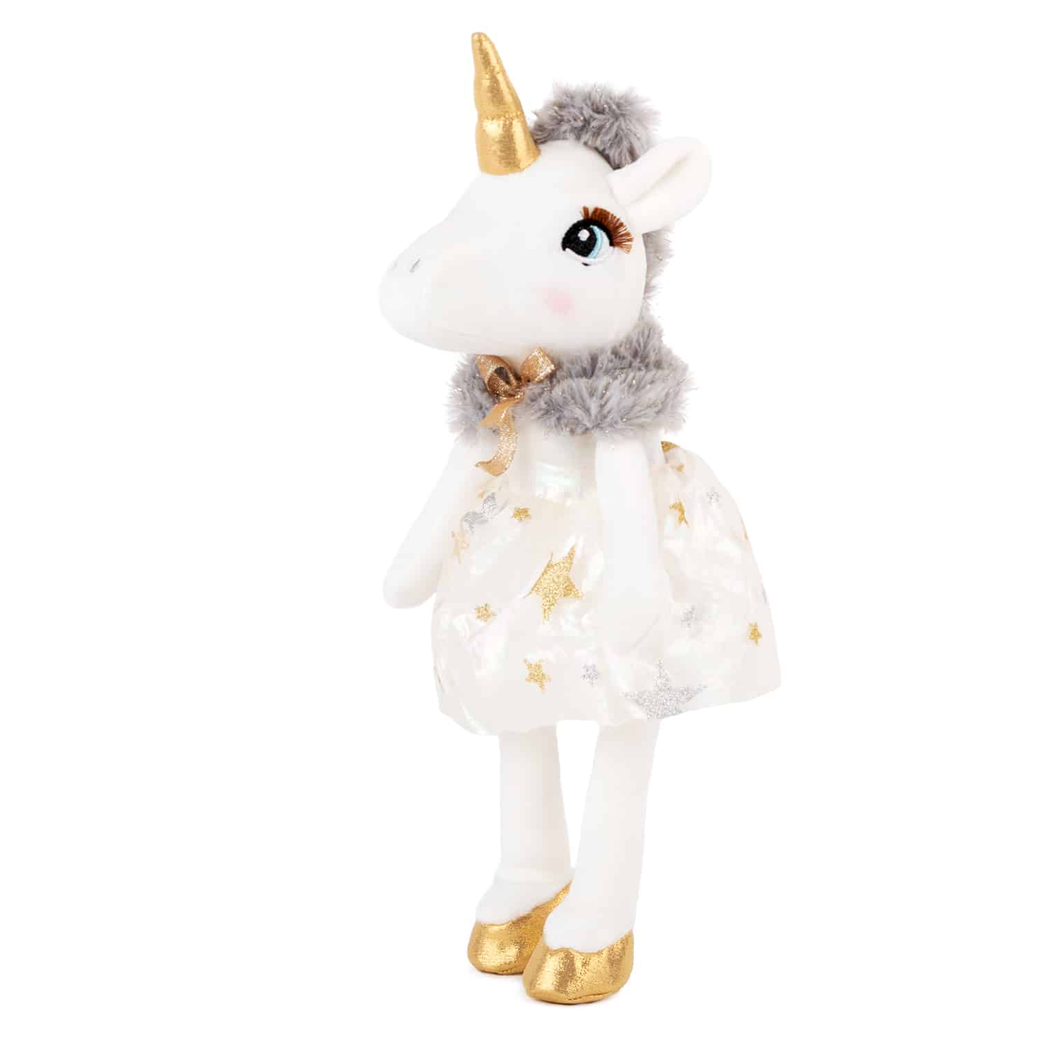 Unicorn with glitter dress