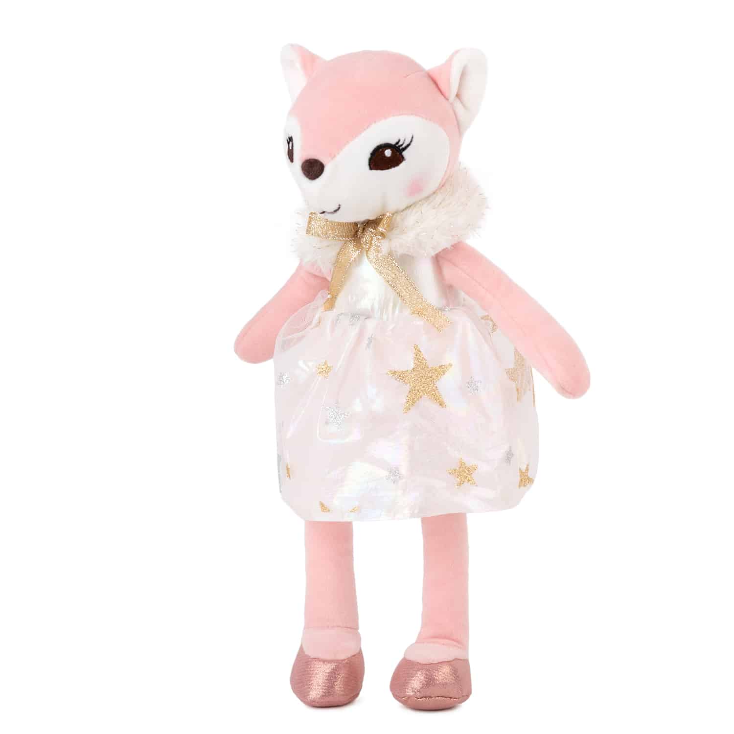 Fox with glitter dress