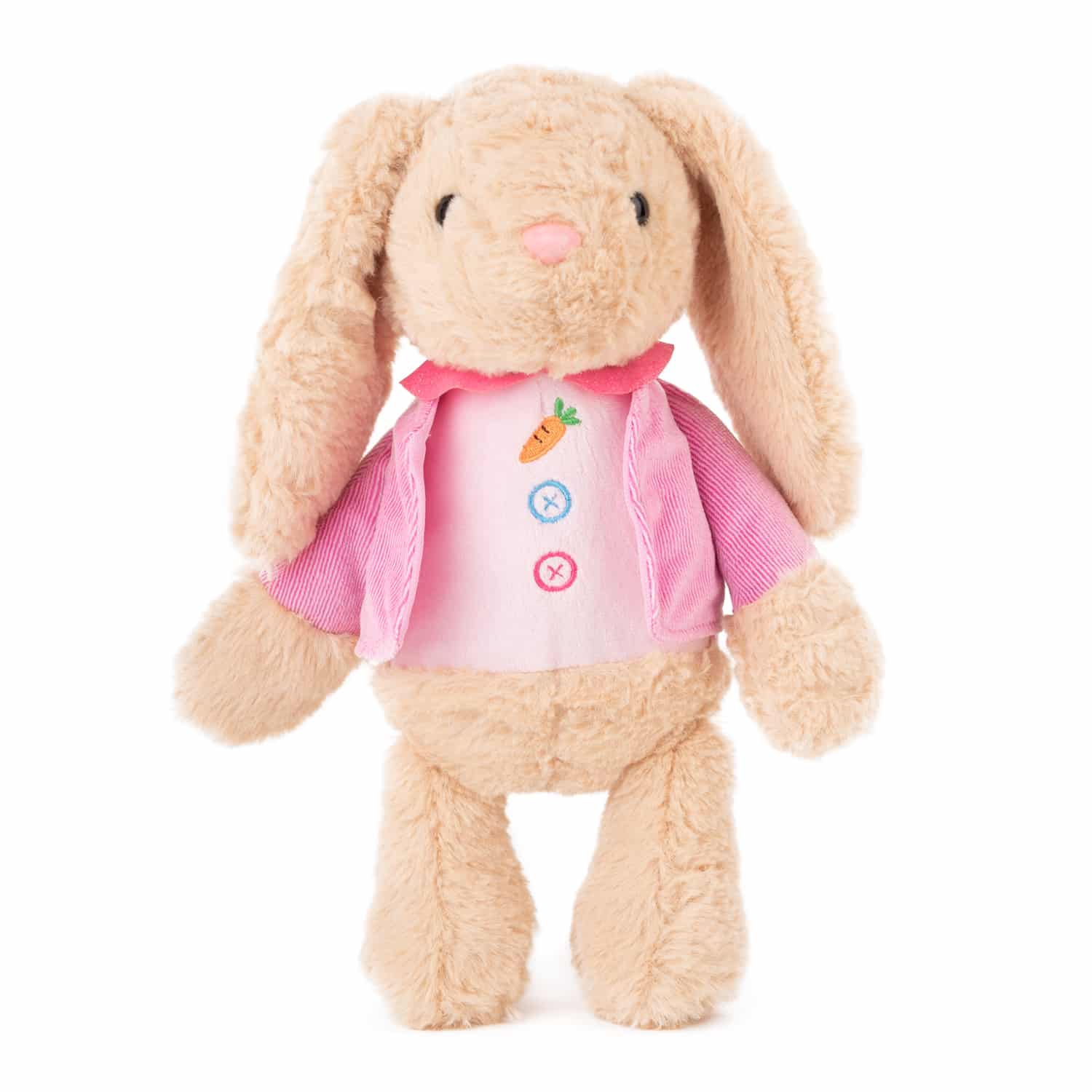 Rabbit - Beige with a pink vest