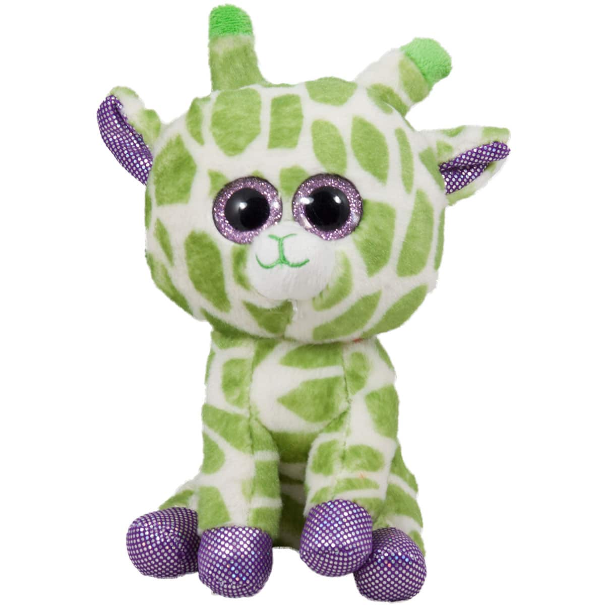 Baby rattle giraffe - Green