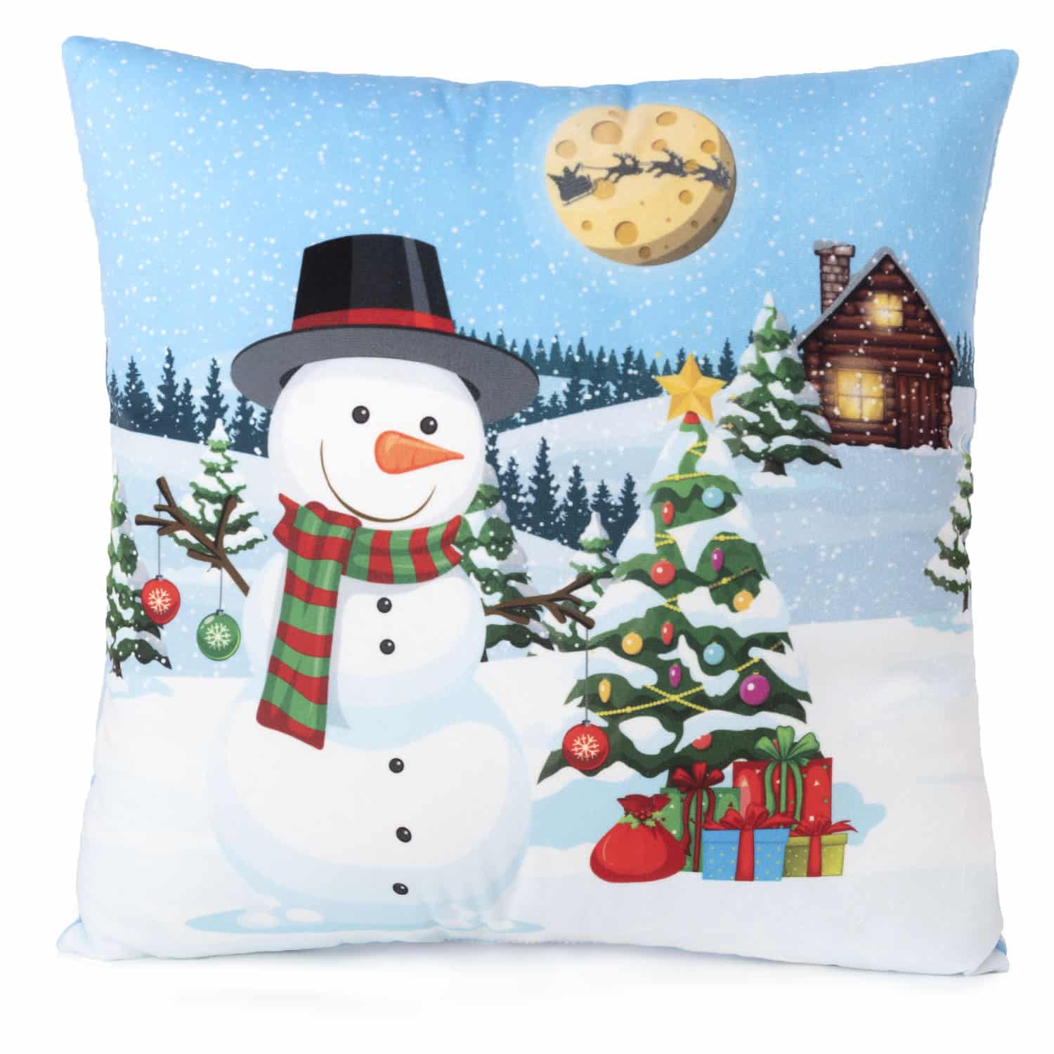 Christmas pillow with Snowman