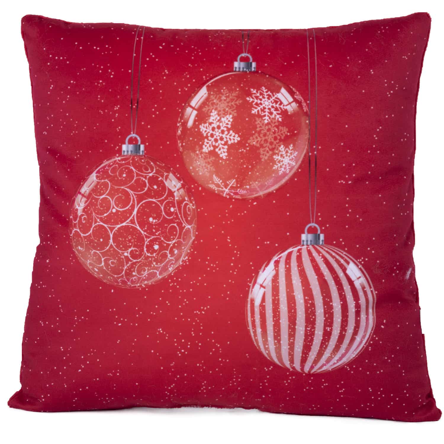Pillow with Christmas balls