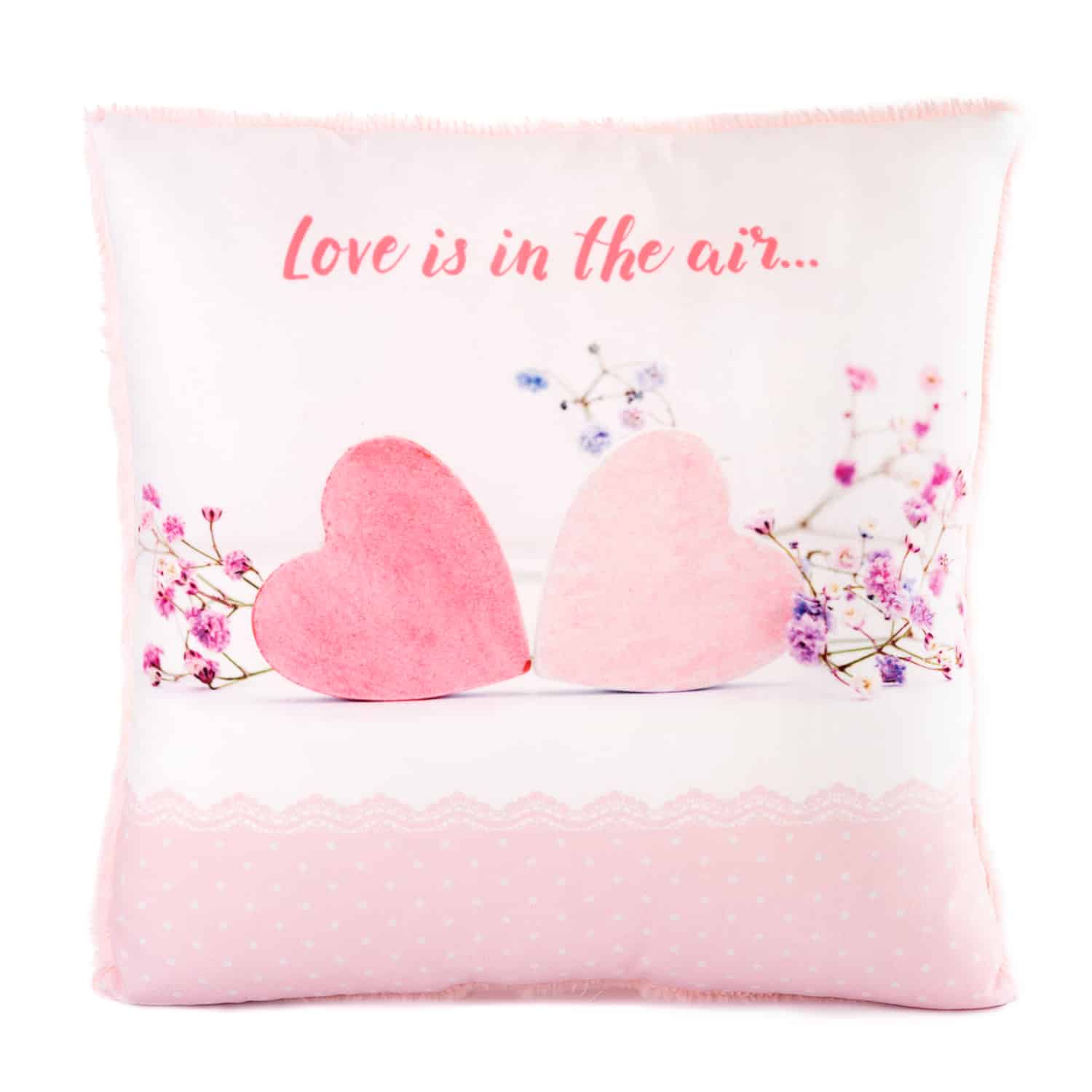 Plush pillow for Valentine's Day
