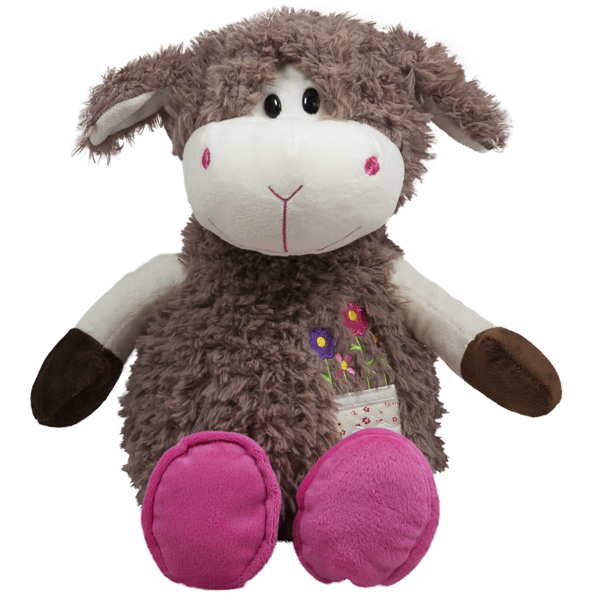 Sheep with pink slippers - Brown