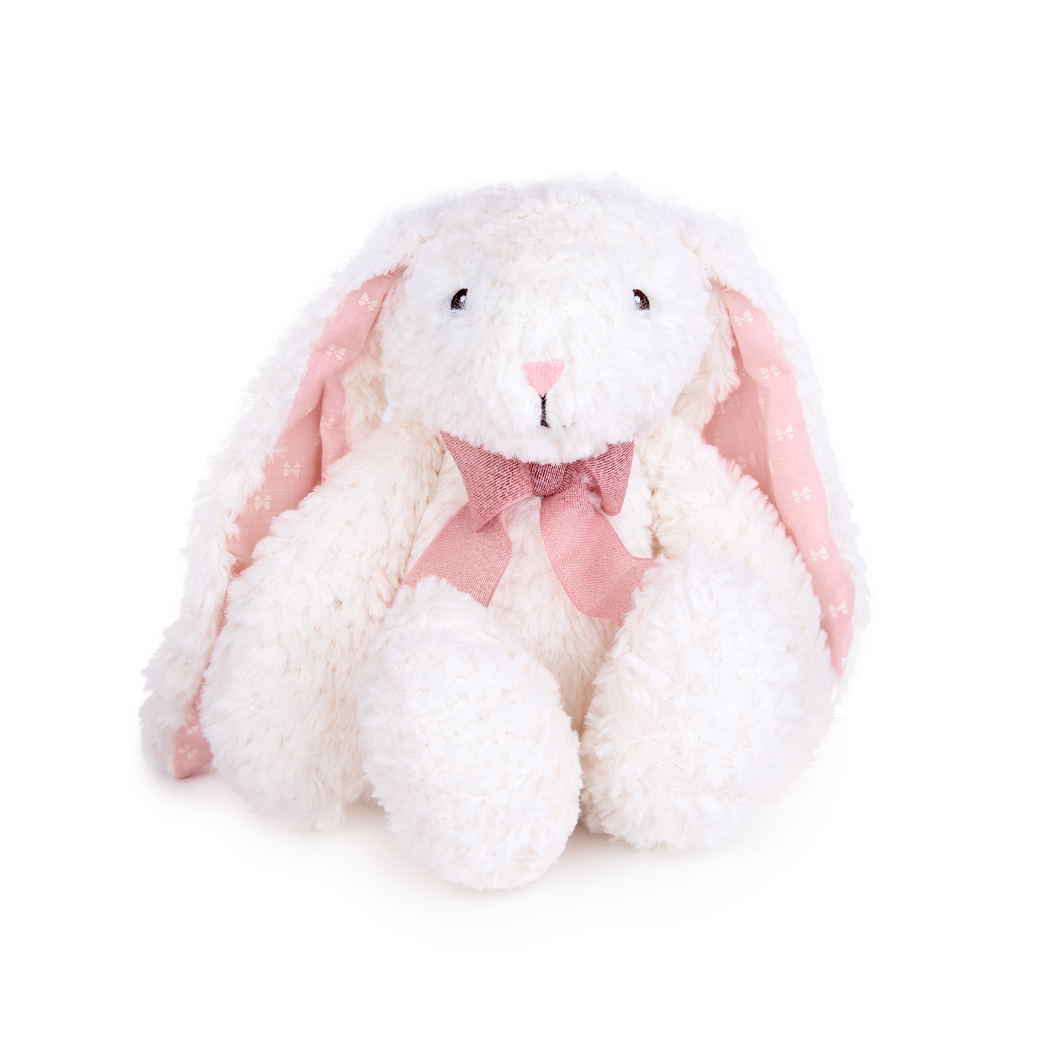 Заек с панделка - Бял