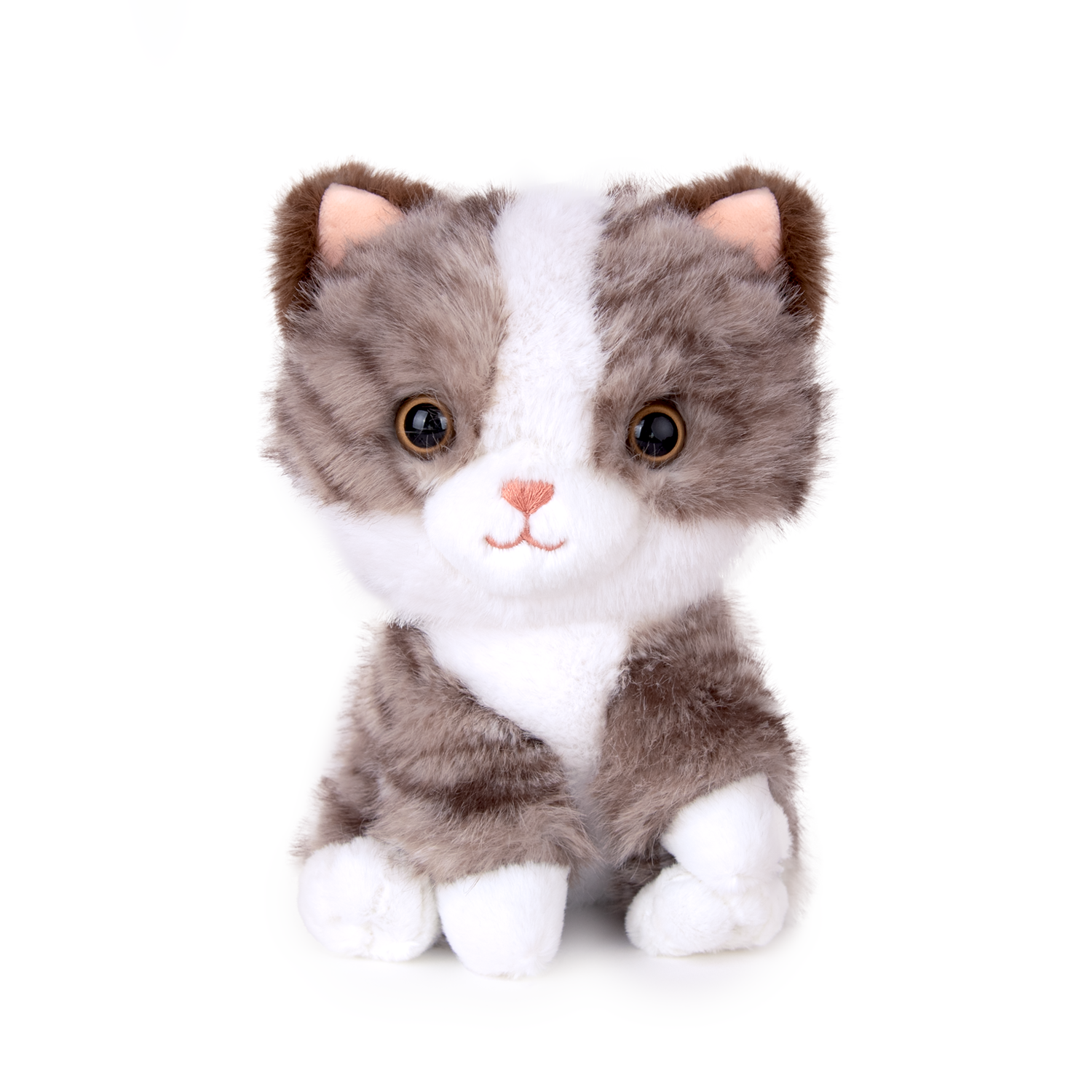 Котка със звук - Сив 23см