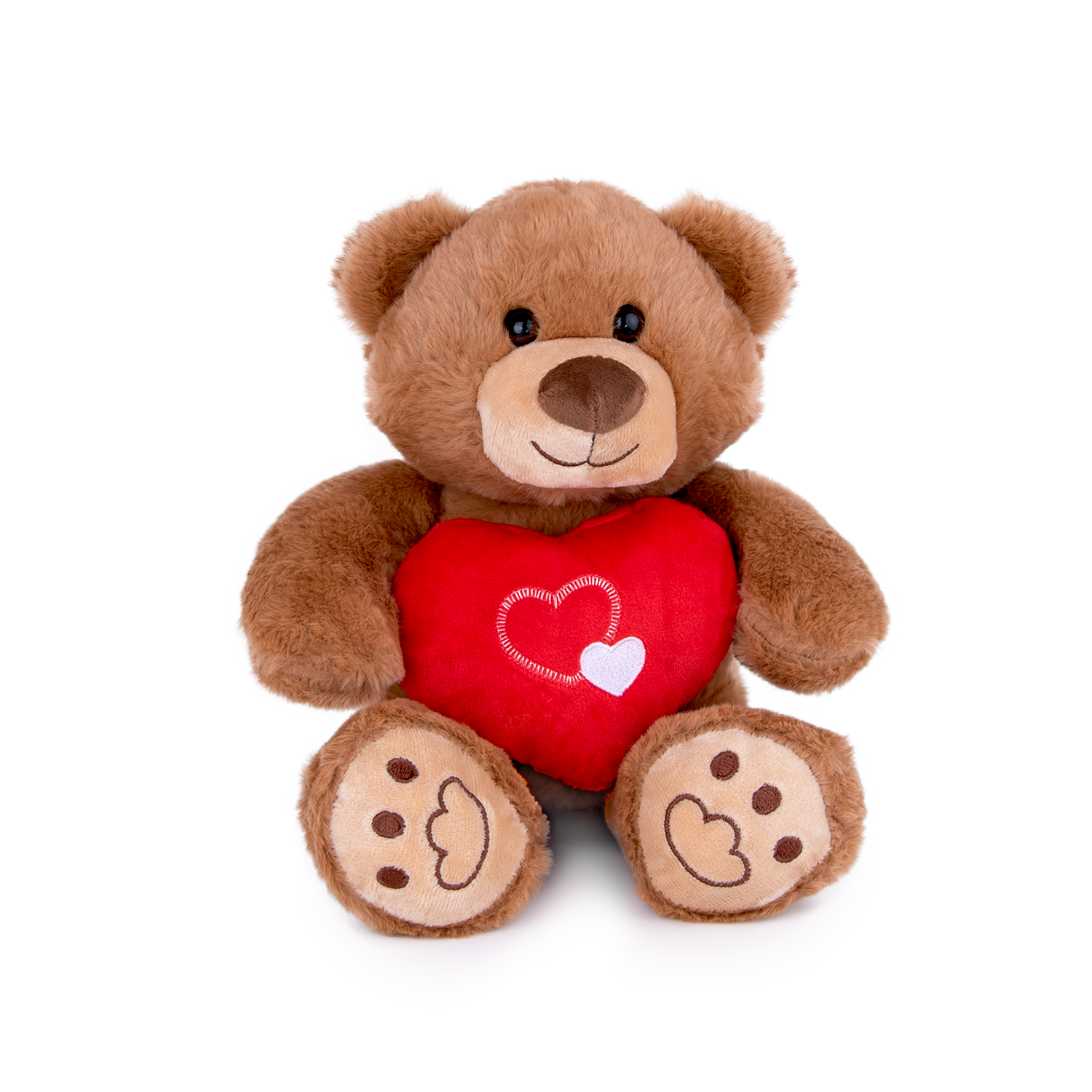 Мече със сърце - Кафяв