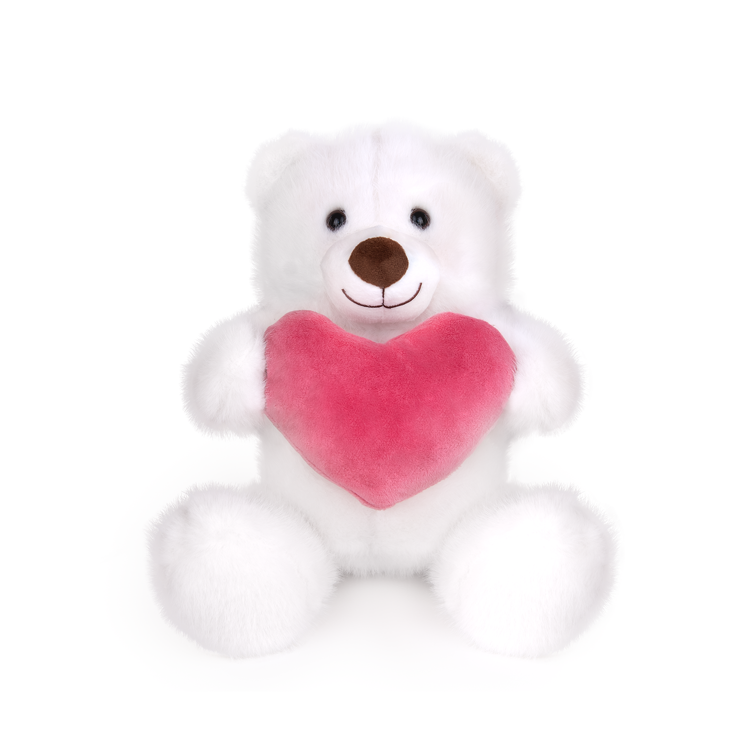 Мече със сърце - Бял