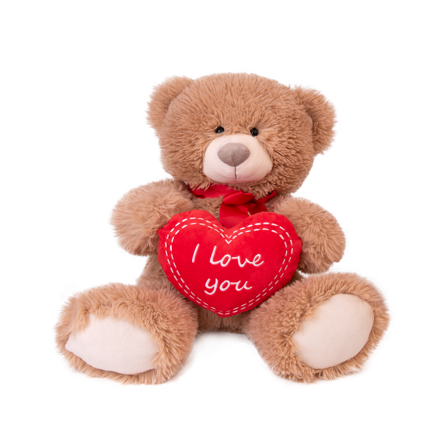 Bear with heart - Light Brown