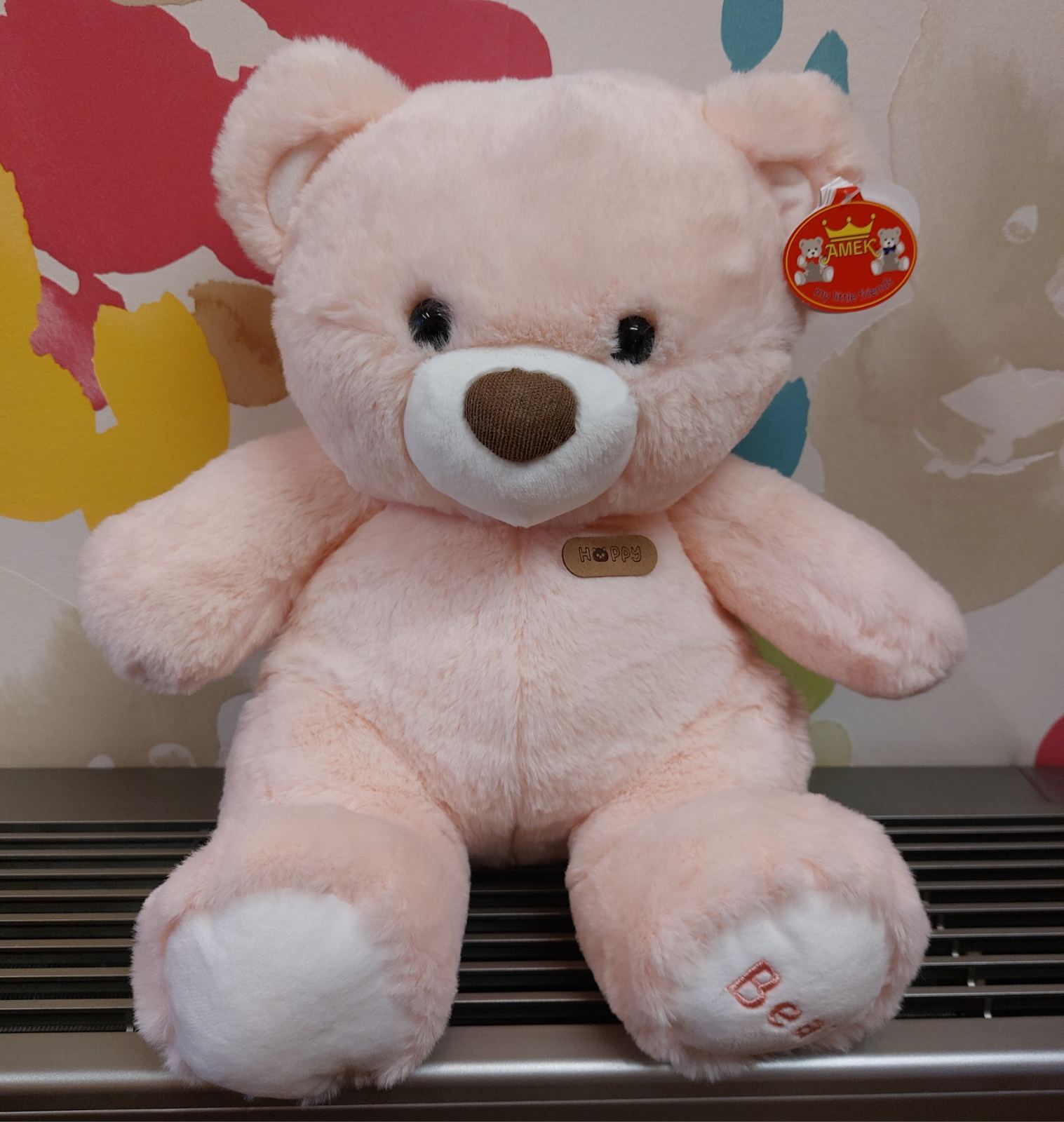 Мече с емблема - |Розов