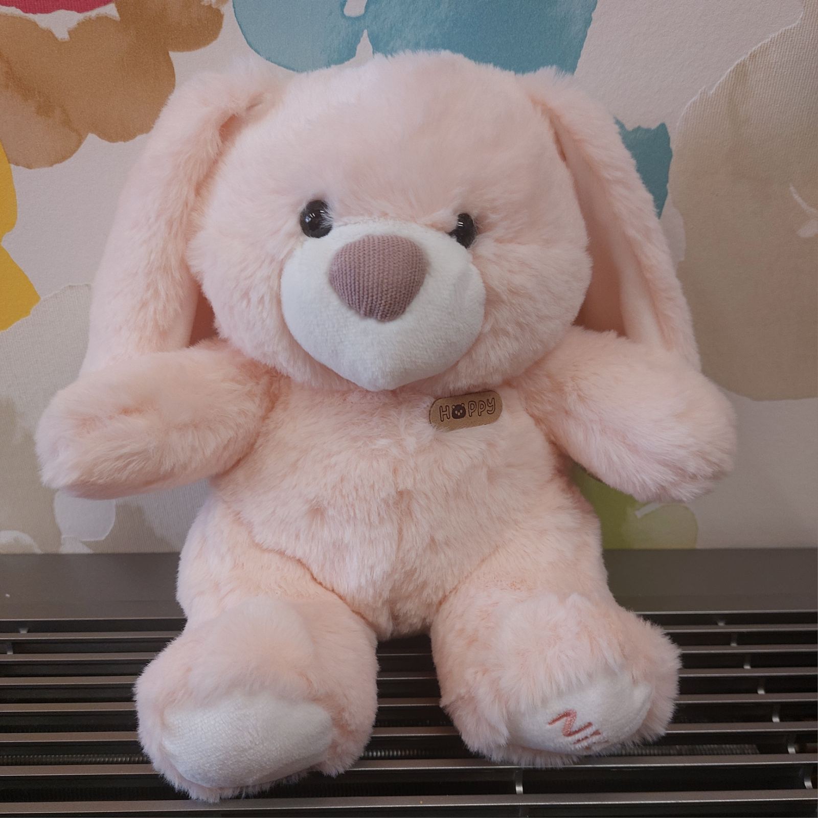 Мече с емблема - Розов