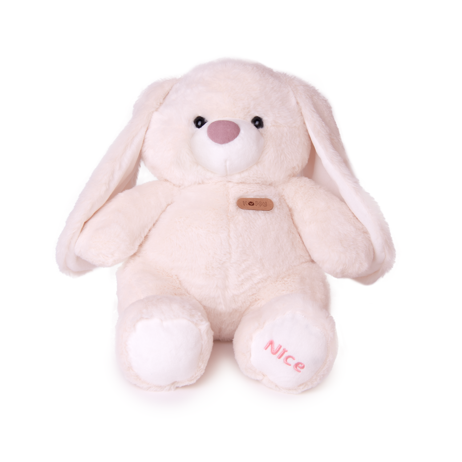 Заек с емблема - Бежов