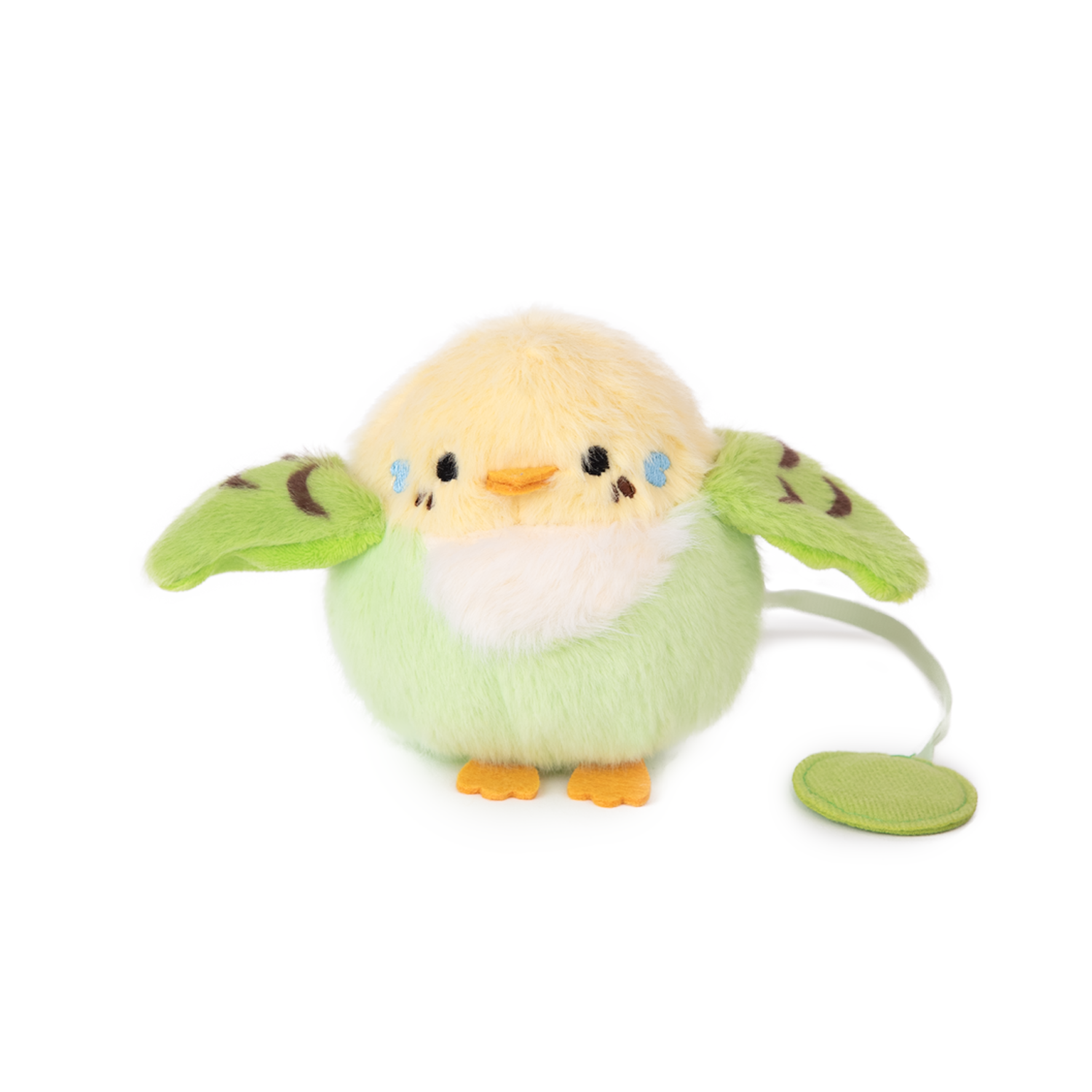 Птиче с магнит - Жълт с ъс зелен