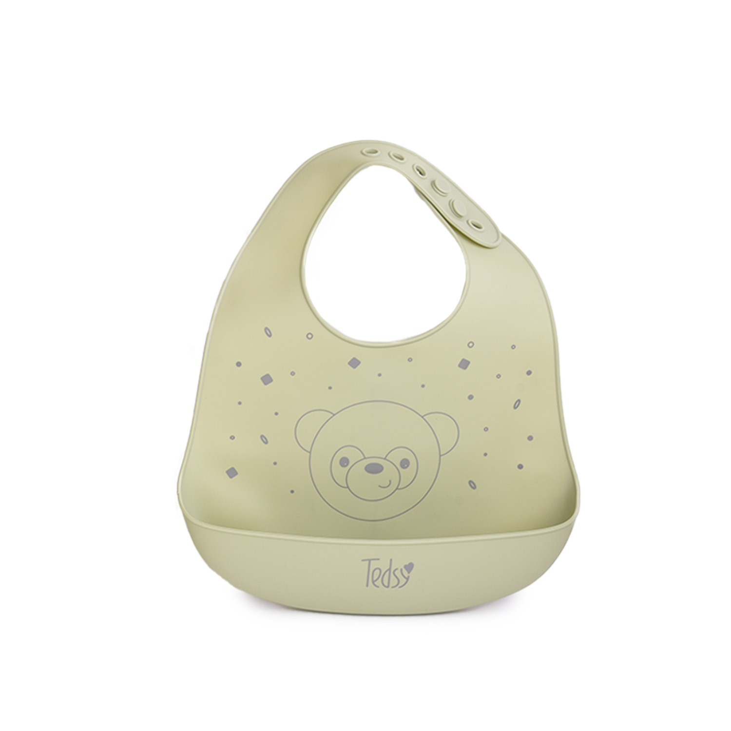 Силиконов лигавник Панда Зелен