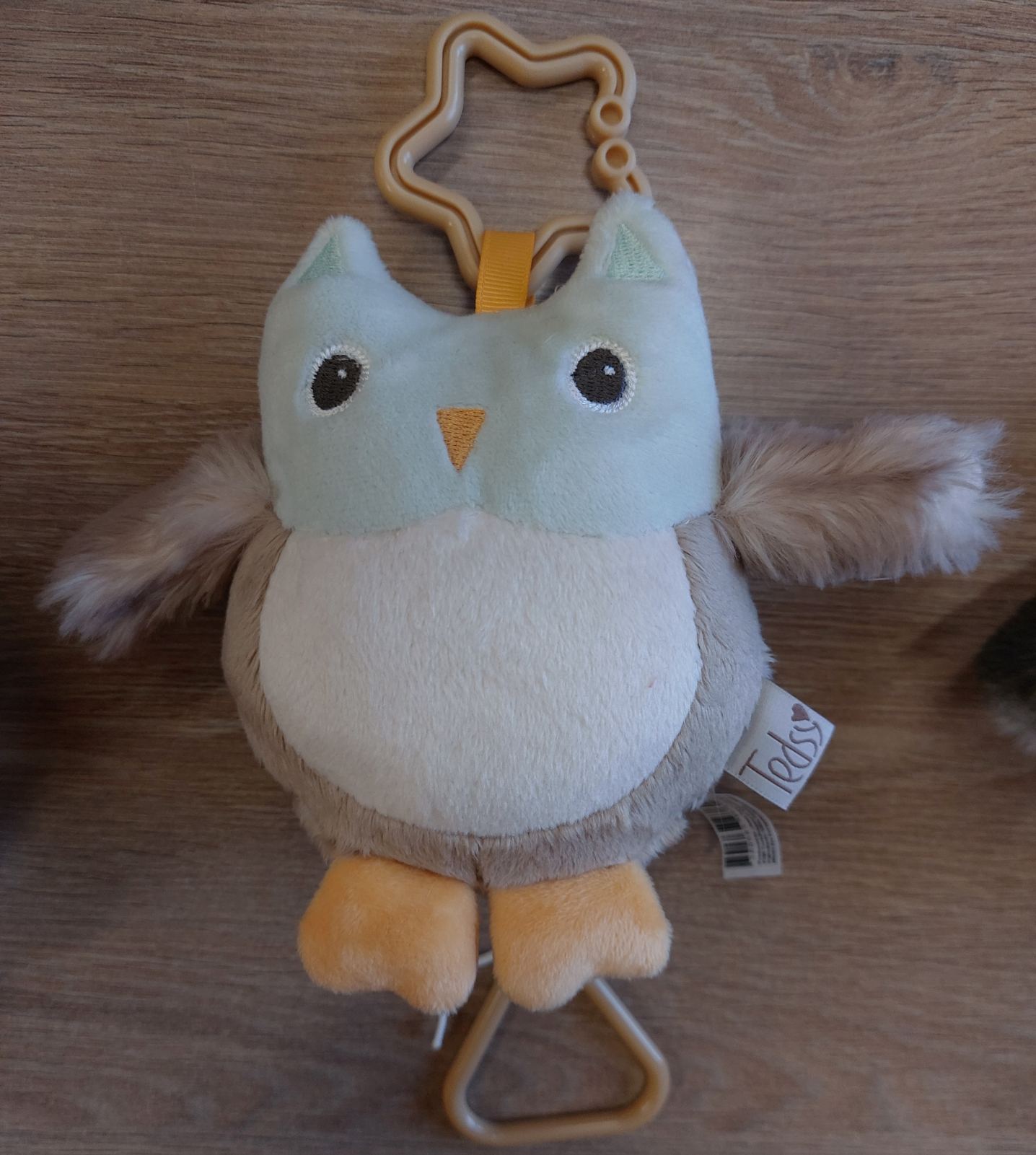 Baby musical owl - Light blue
