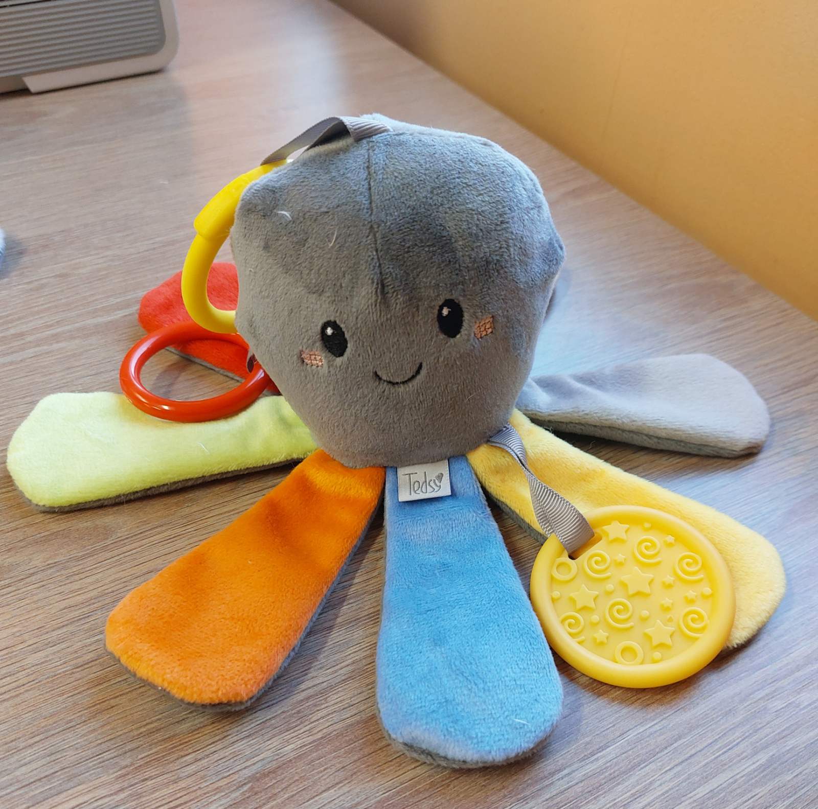 Baby toy Octopus - Dark Grey