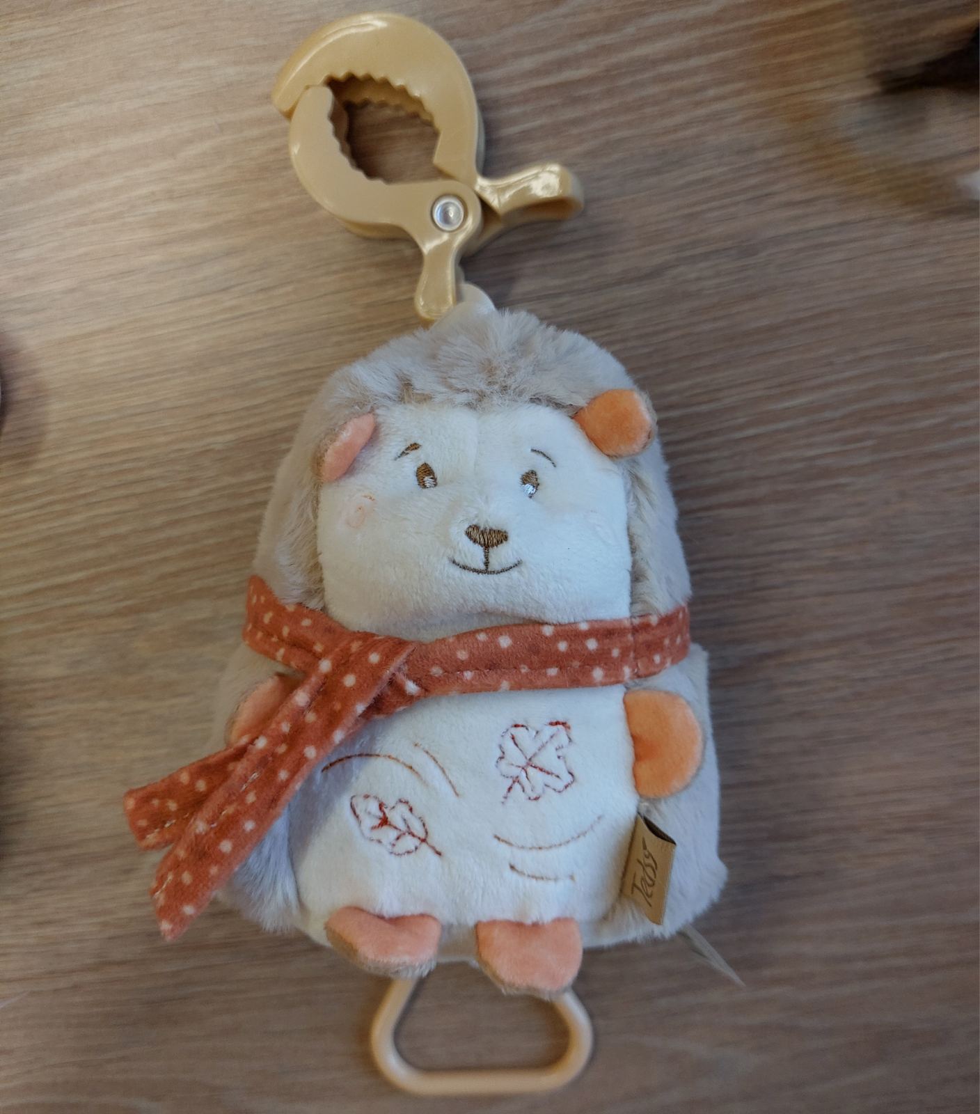 Hedgehog with music - Orange