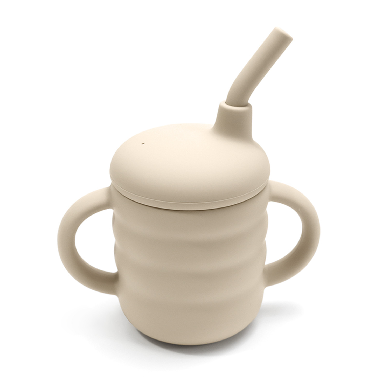 Бебешка силиконова чаша - Бежов