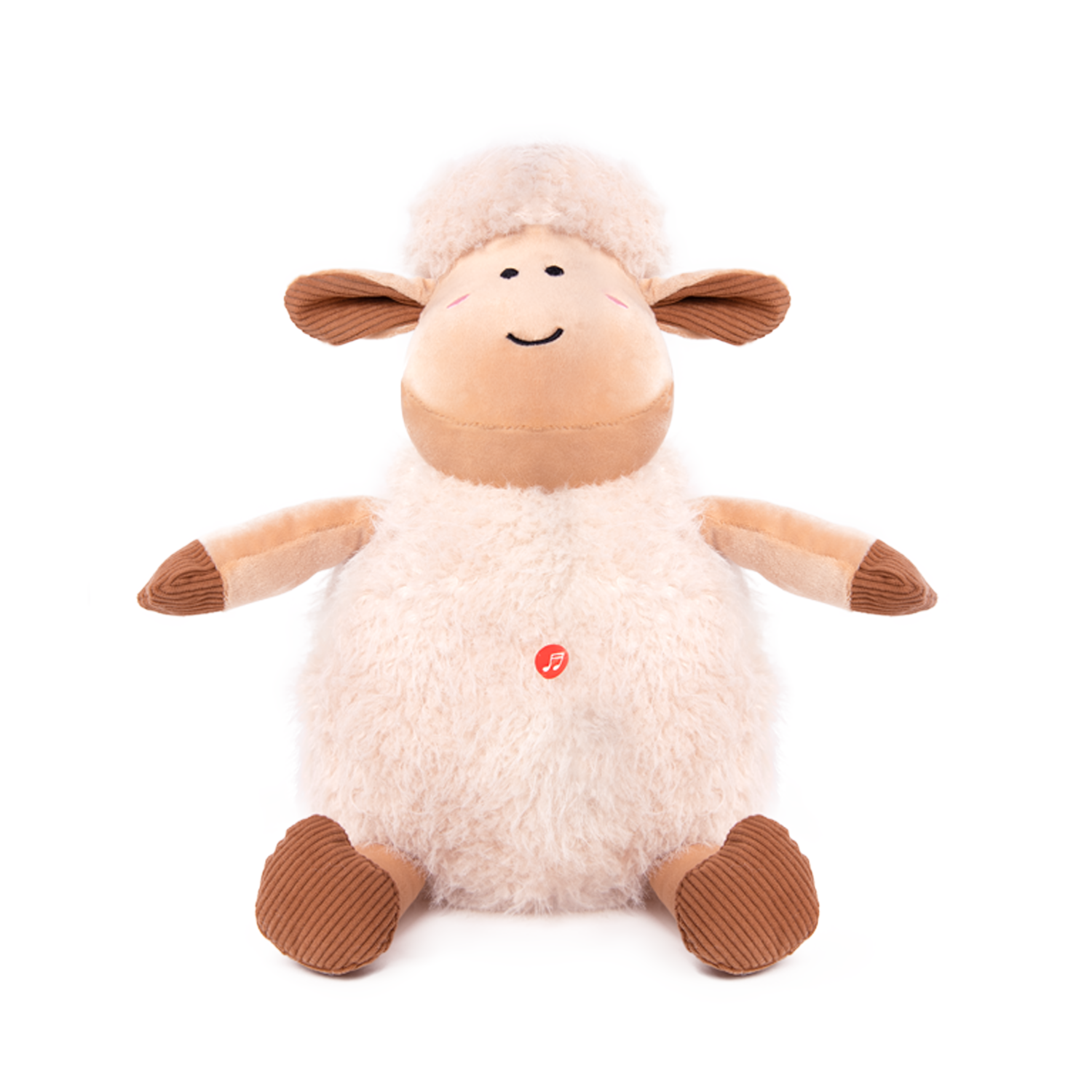 Овца със звук - Бежов 31см
