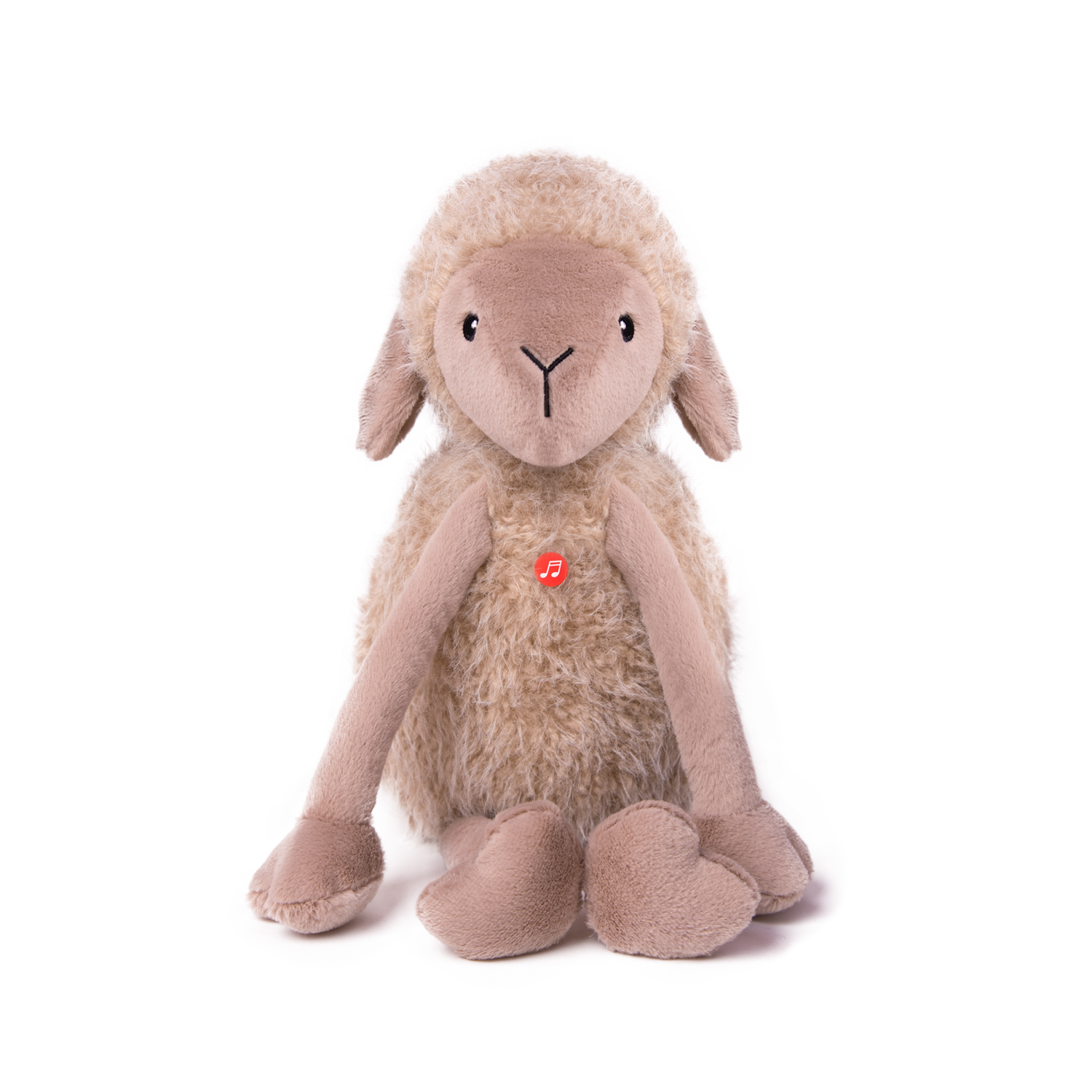 Sheep with sound - Light Brown 30cm