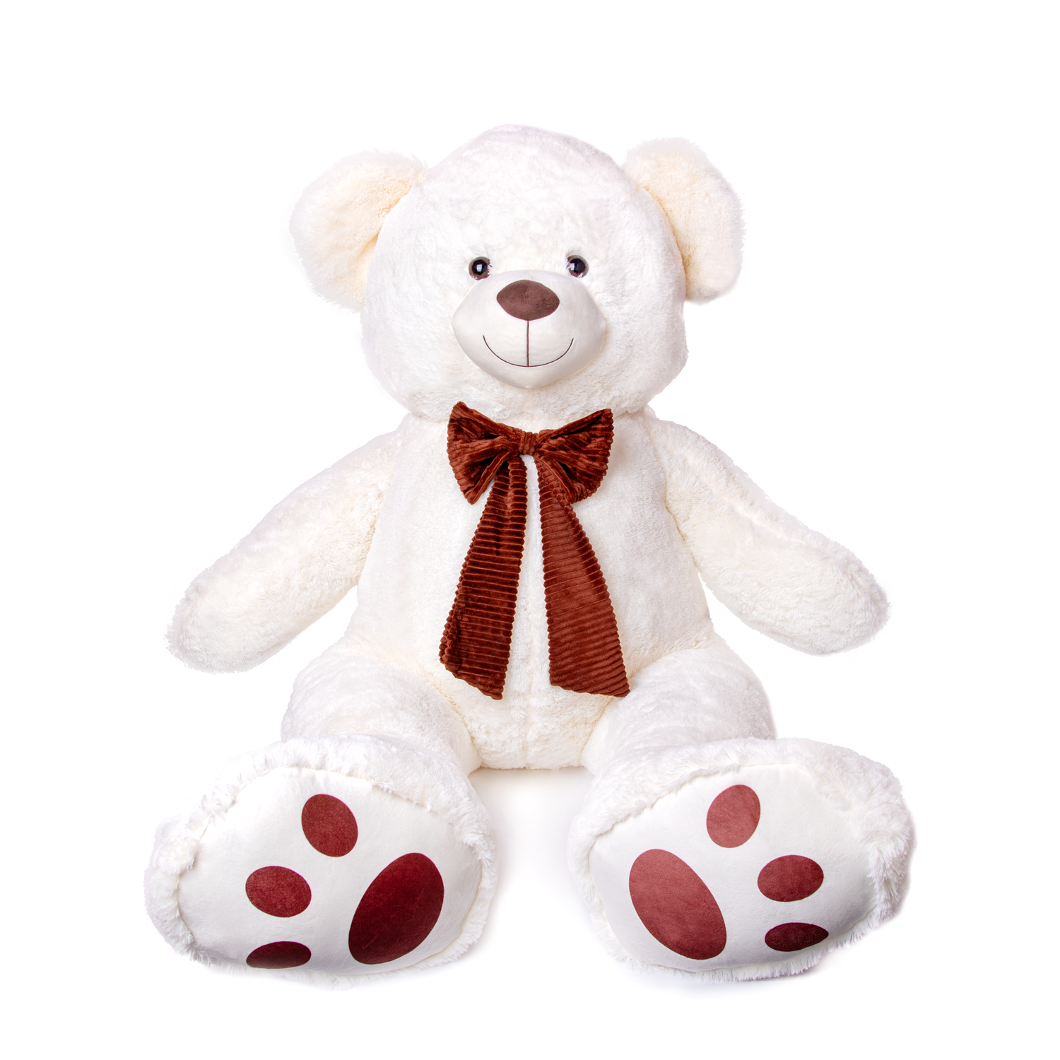 Мече с панделка - Екрю 160см