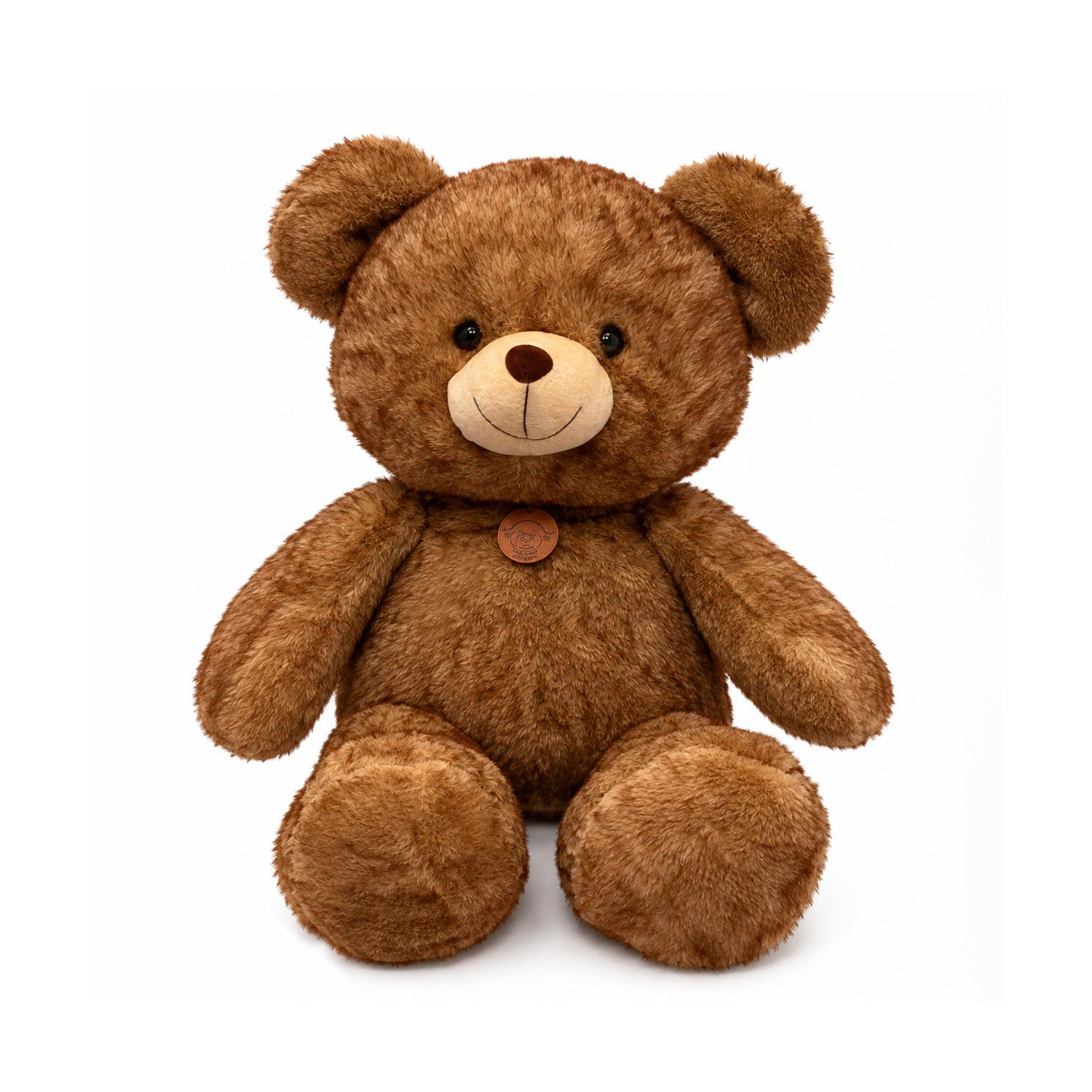 Bear with locket - Brown
