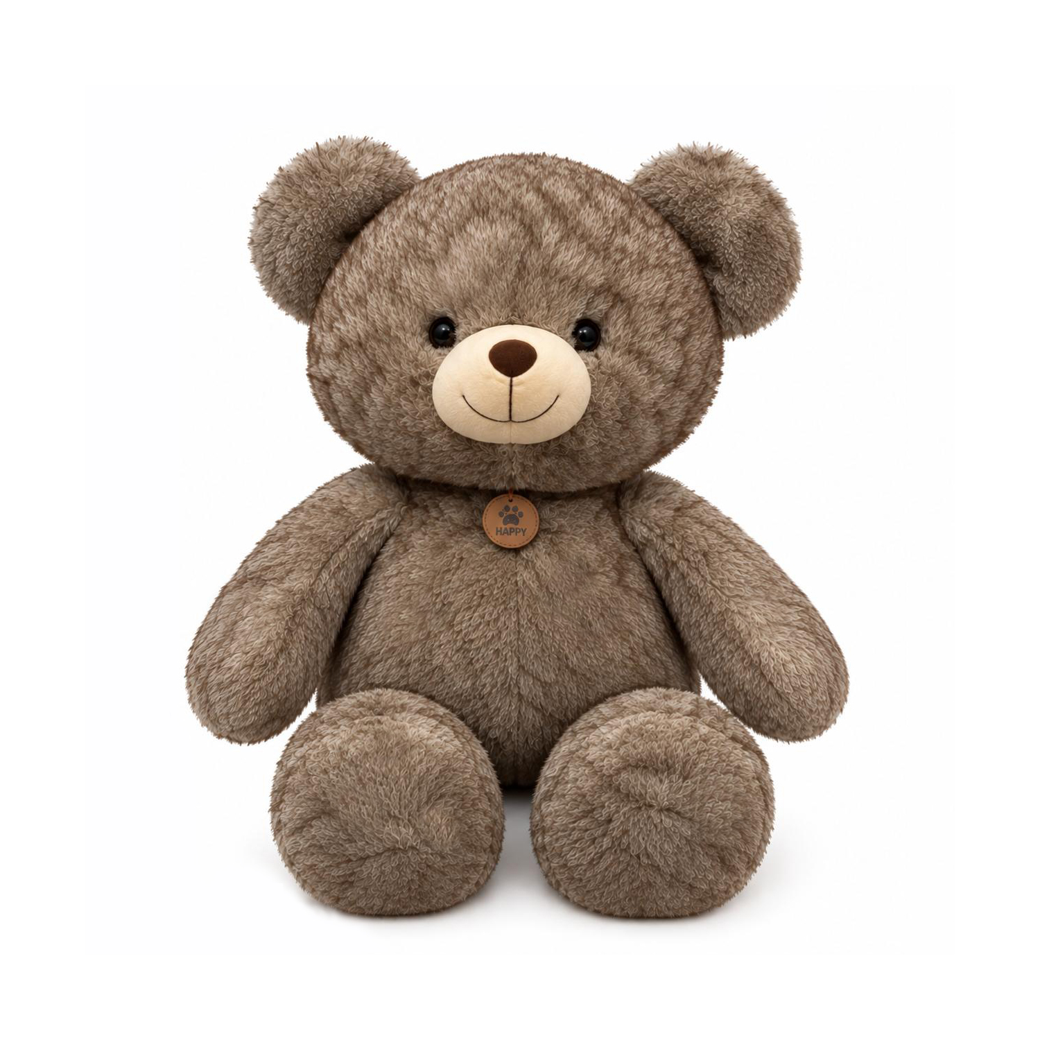 Bear with locket - Grey