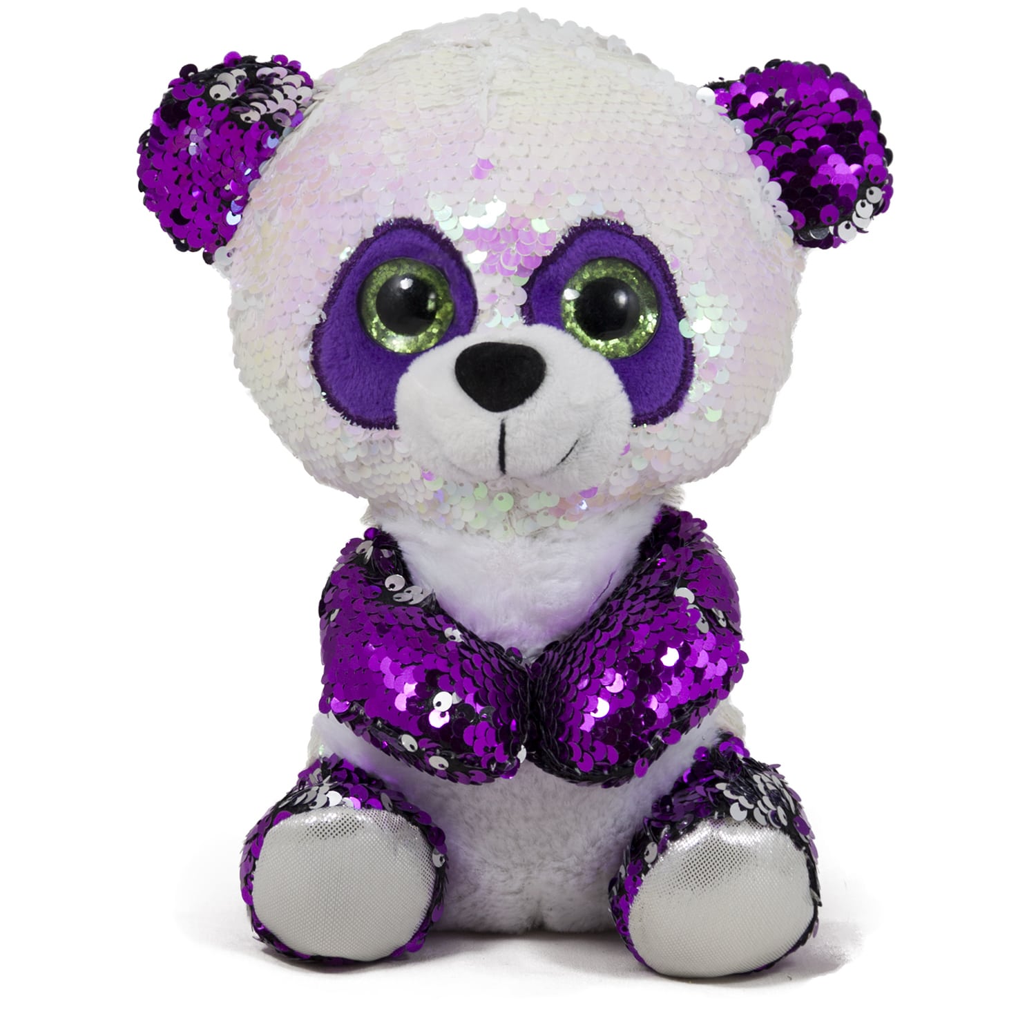 Panda with sequins - Purple