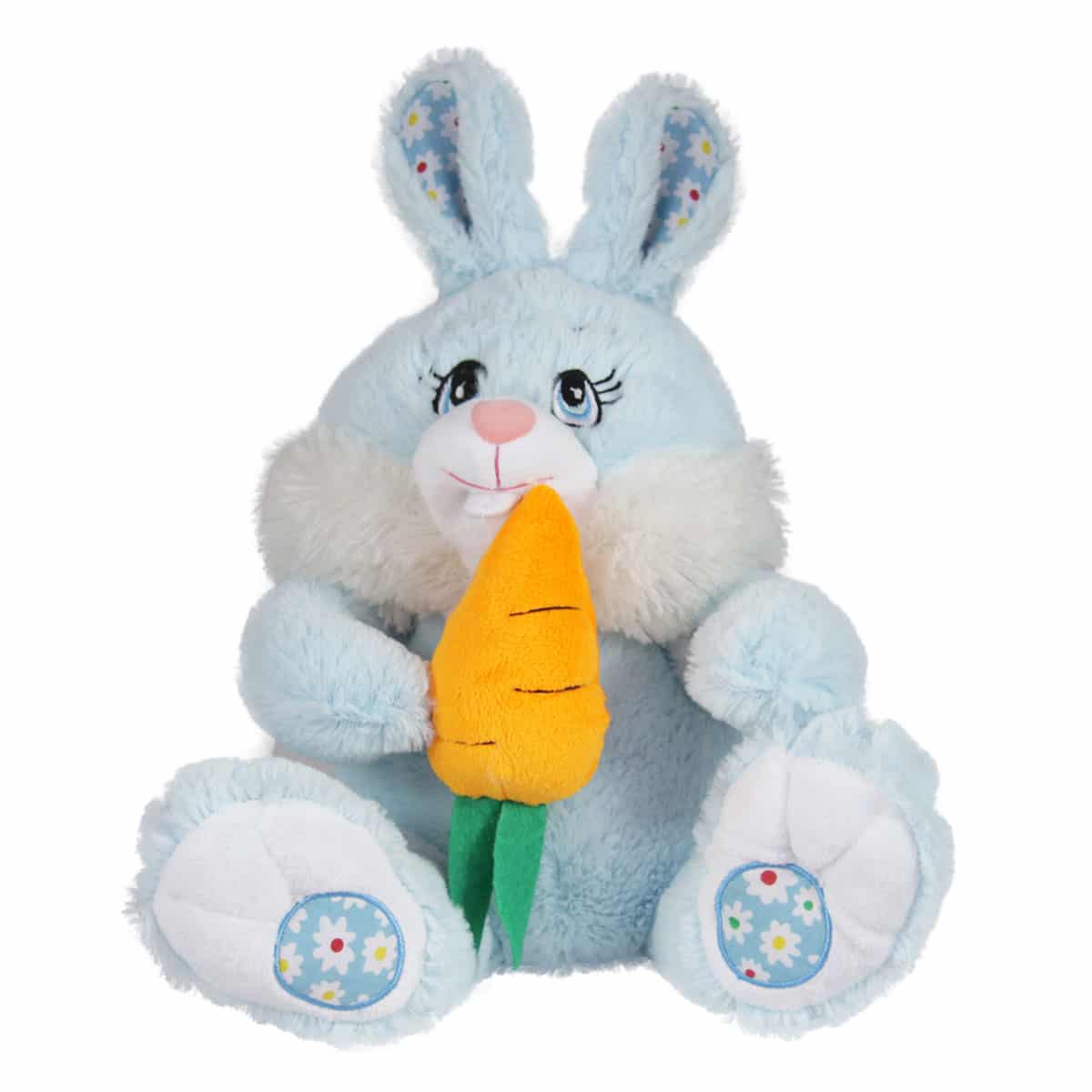 Bunny with carrot - Blue