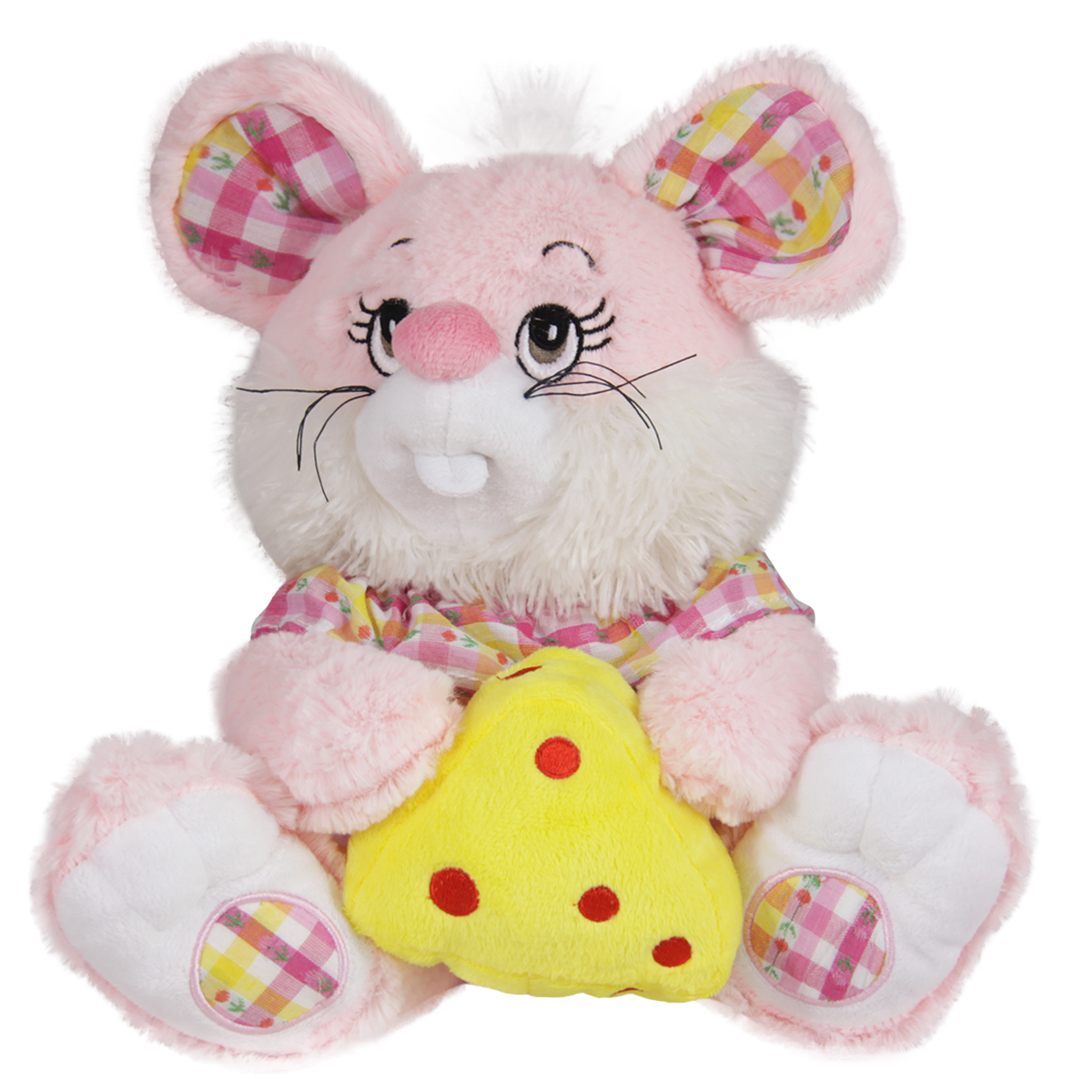 Mouse with cheese - Pink
