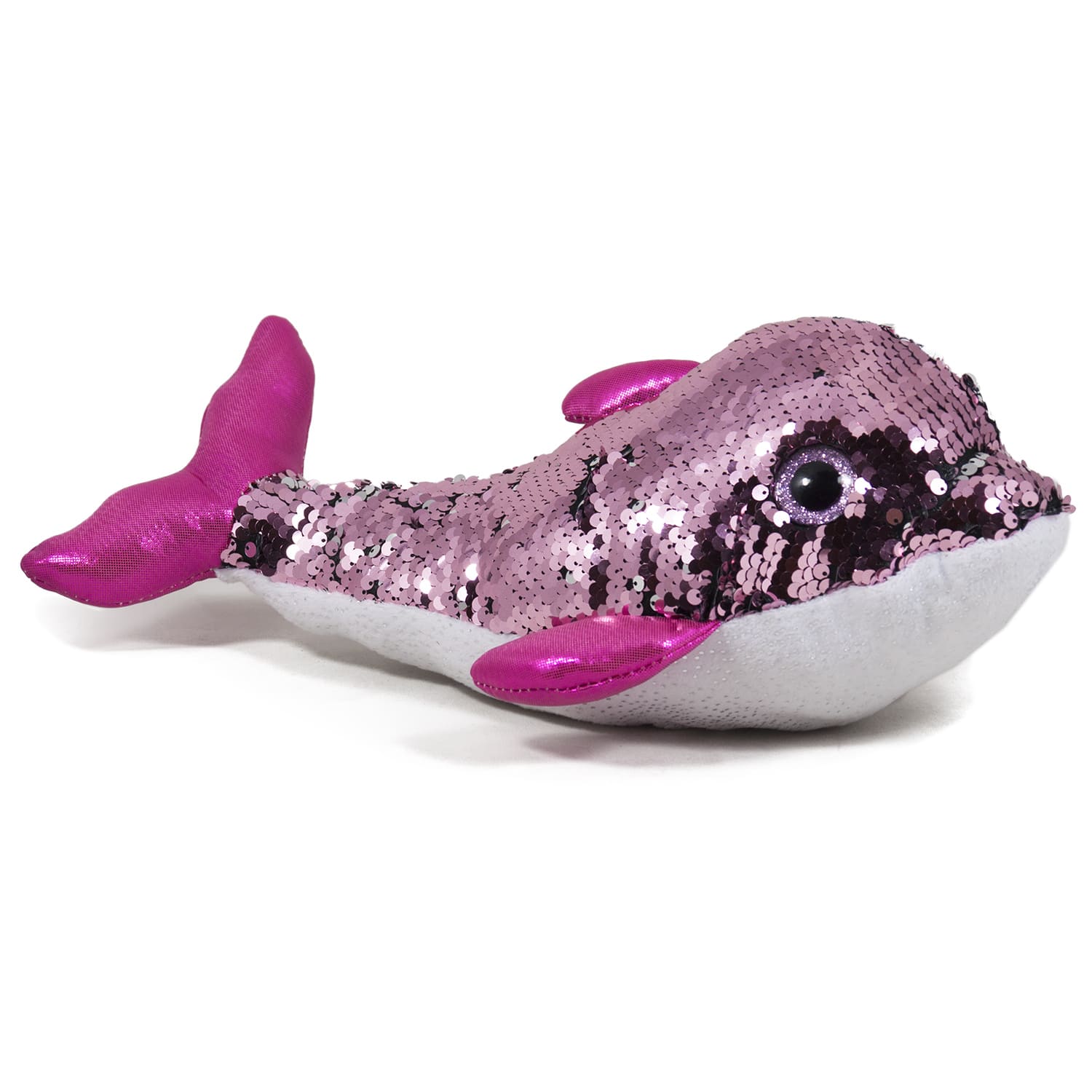 Dolphin with sequins - Pink