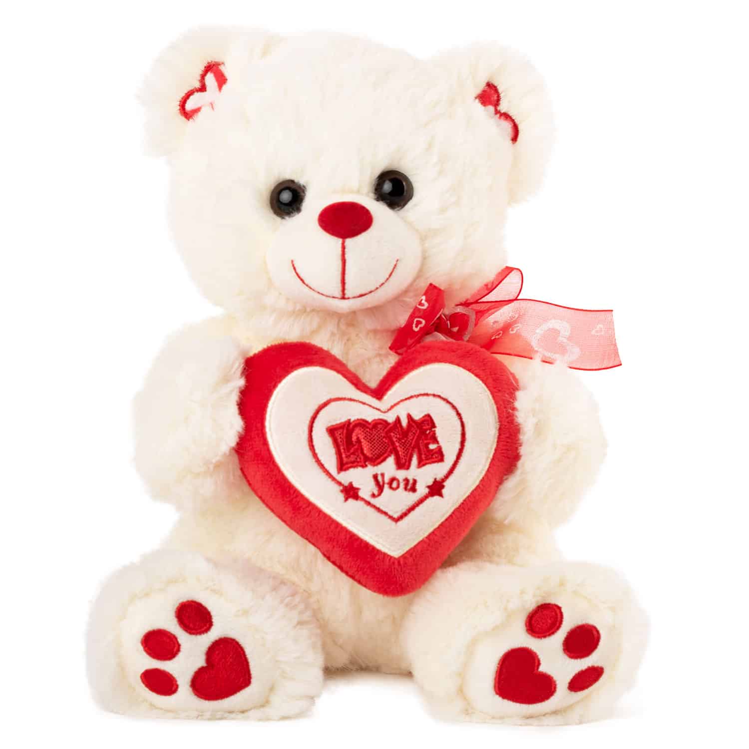 Bear holding a heart Love you