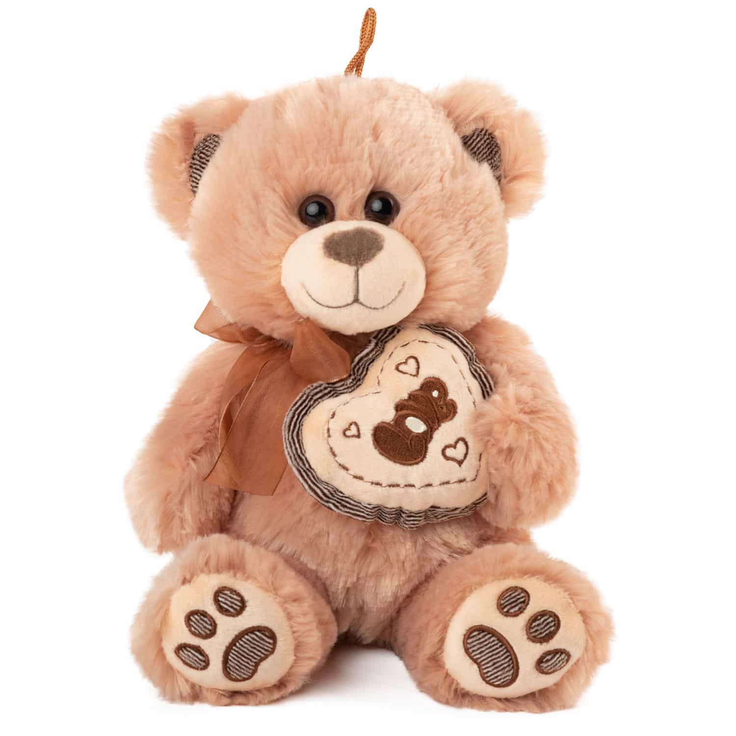 Bear with ribbon and heart Love - Brown