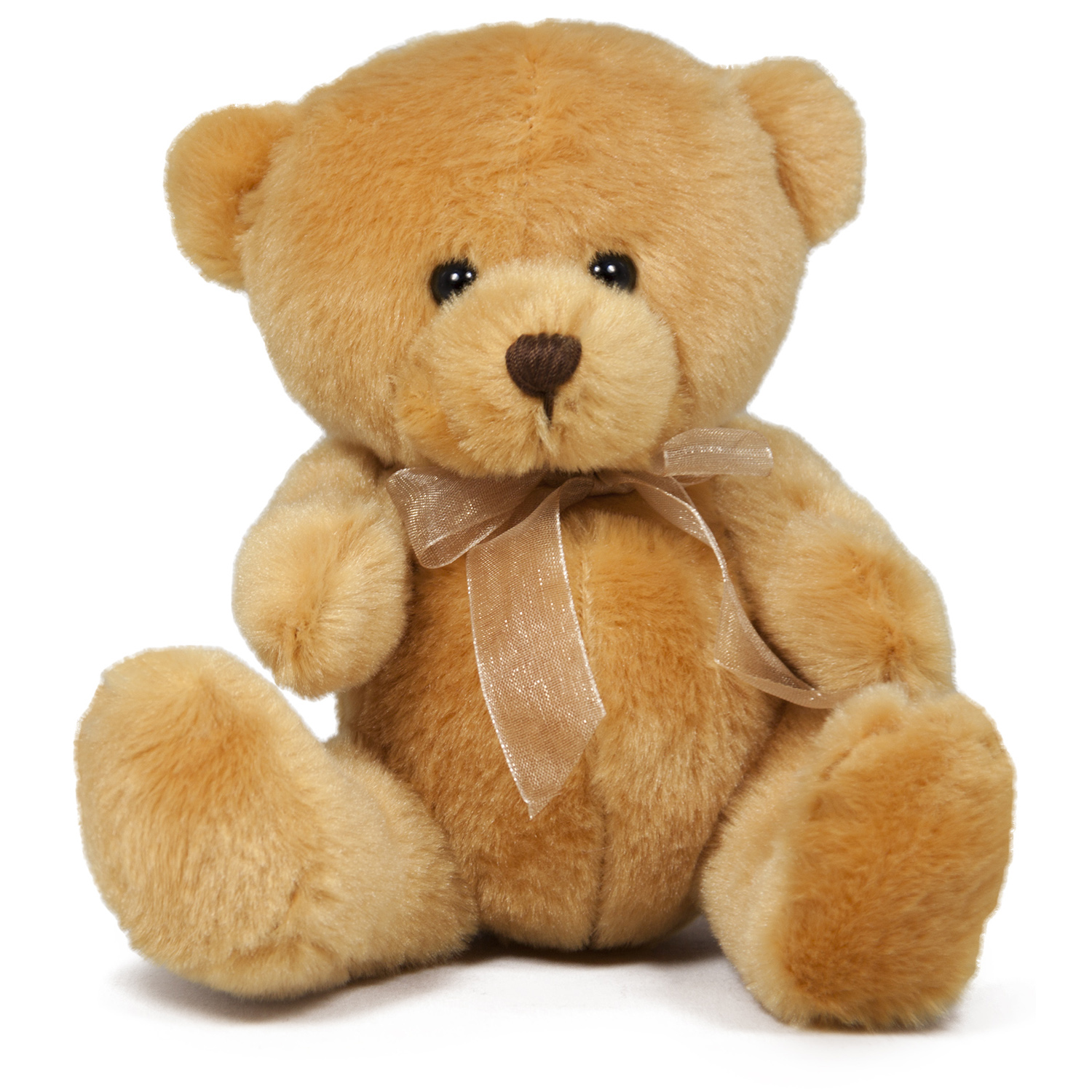 Bear with ribbon - Brown