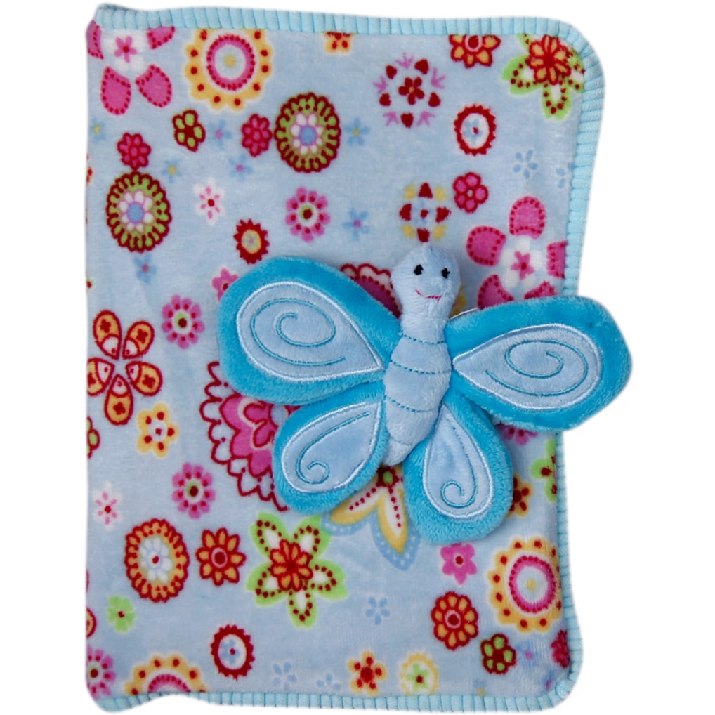 Notebook with case Butterfly - Blue