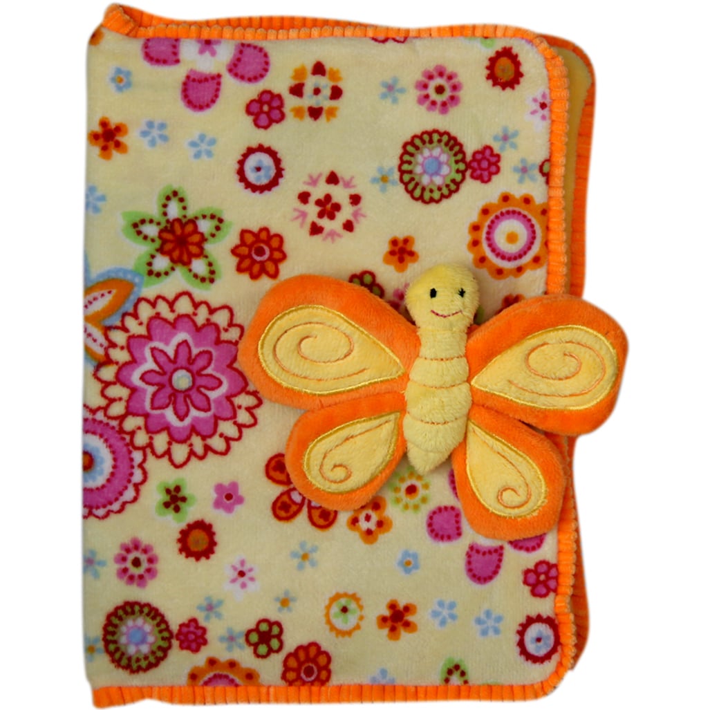 Notebook with Butterfly case - Yellow
