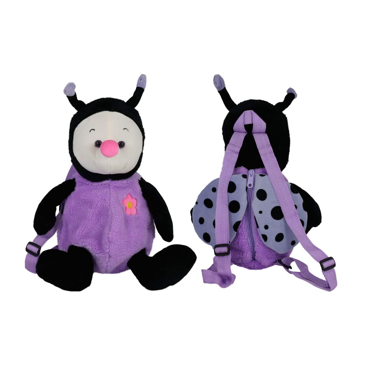 Backpack ladybug - Purple
