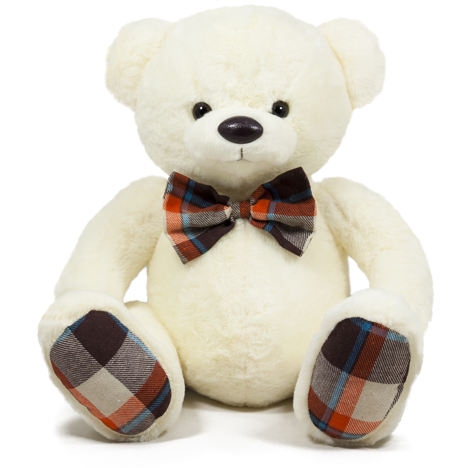 Bear with bow tie - White