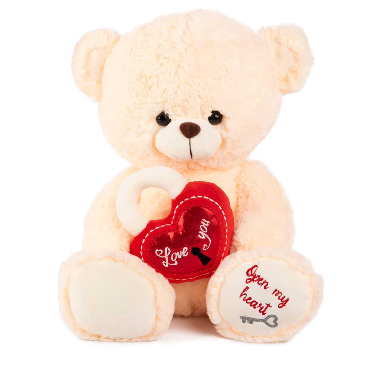 Bear with padlock heart