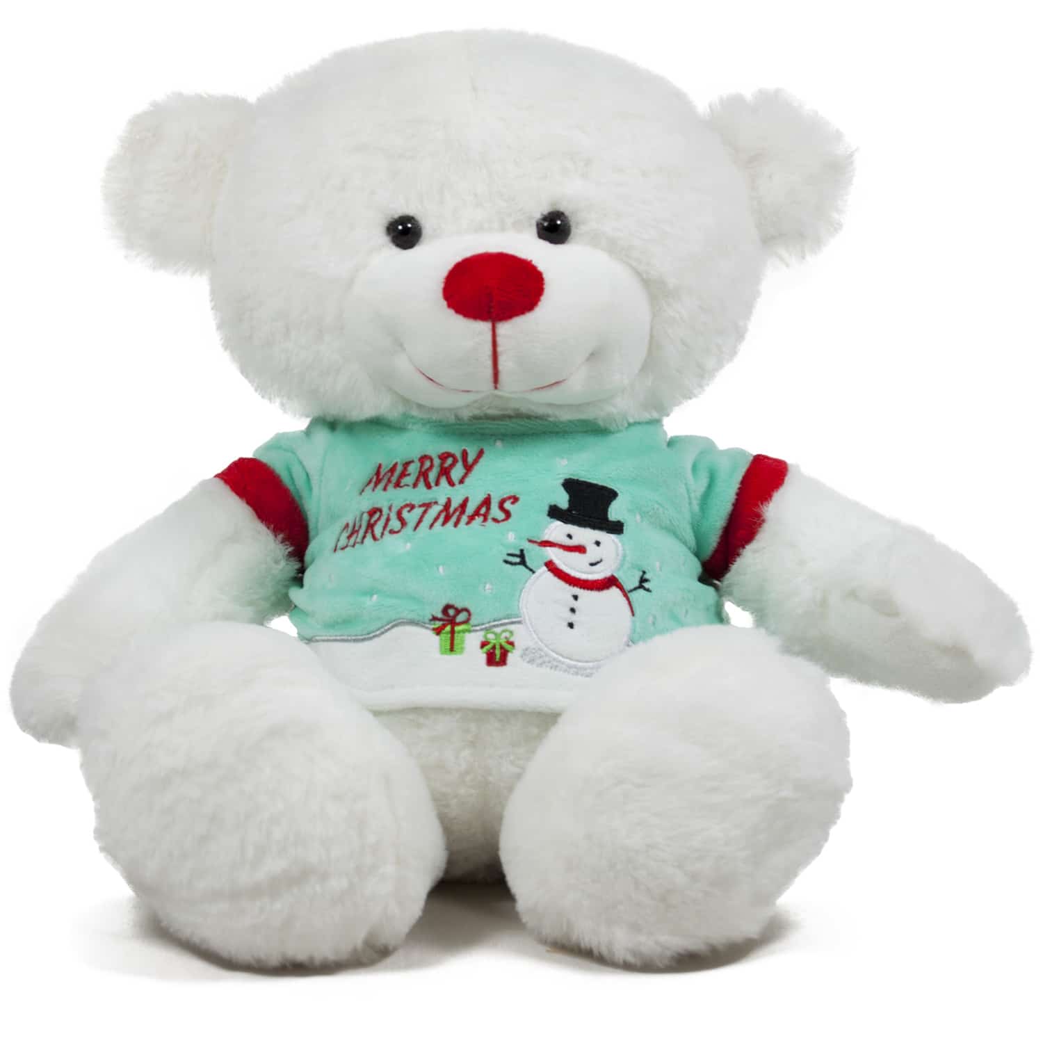 Bear with a Christmas blouse