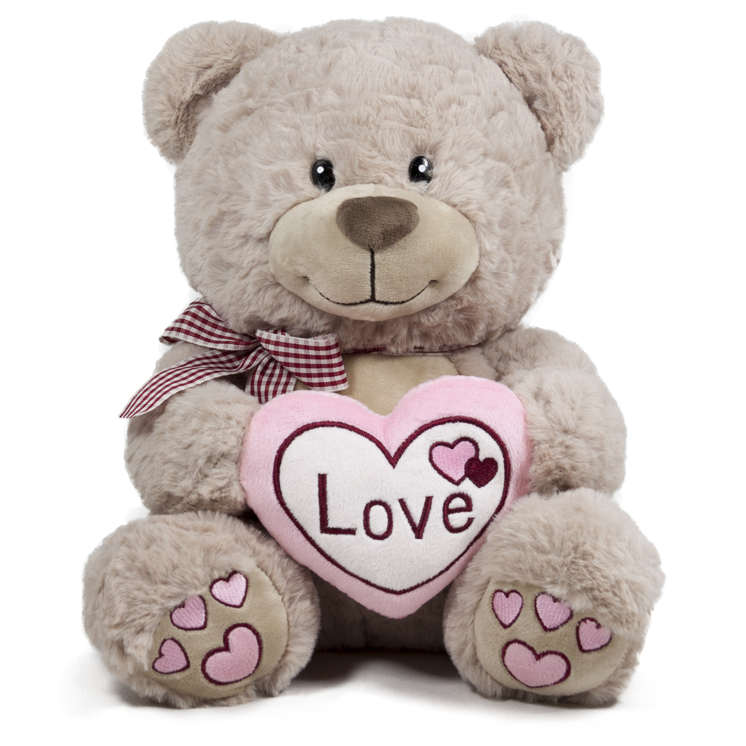 Bear with pink heart
