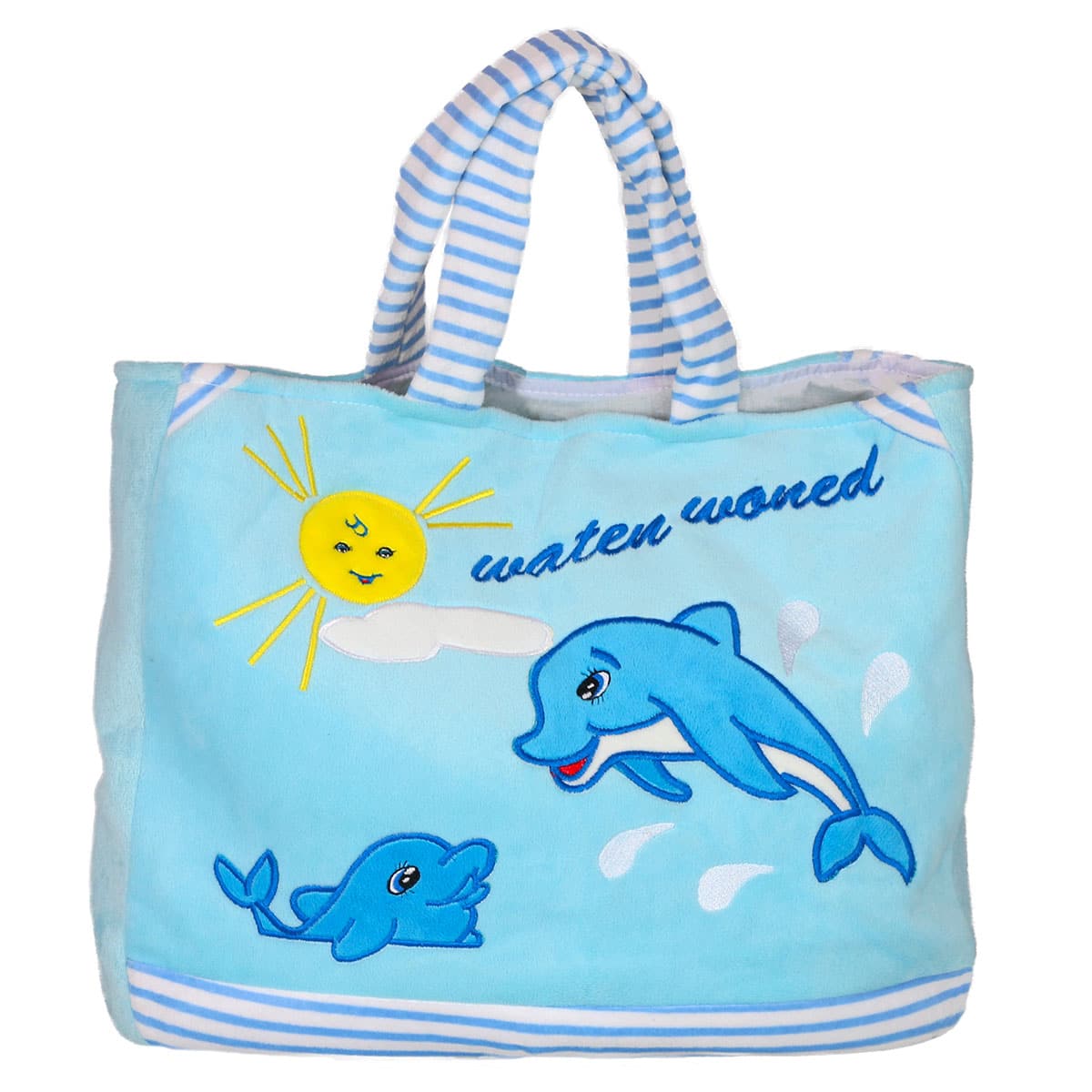 Bag with dolphins - Blue