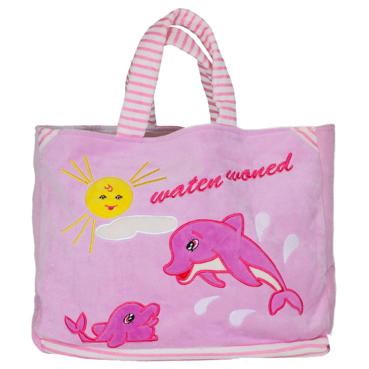 Bag with dolphins - Pink