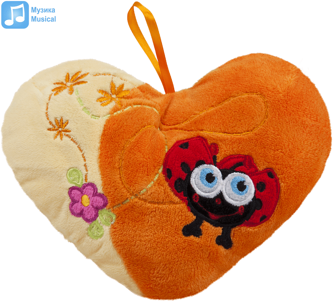 Heart with a ladybug