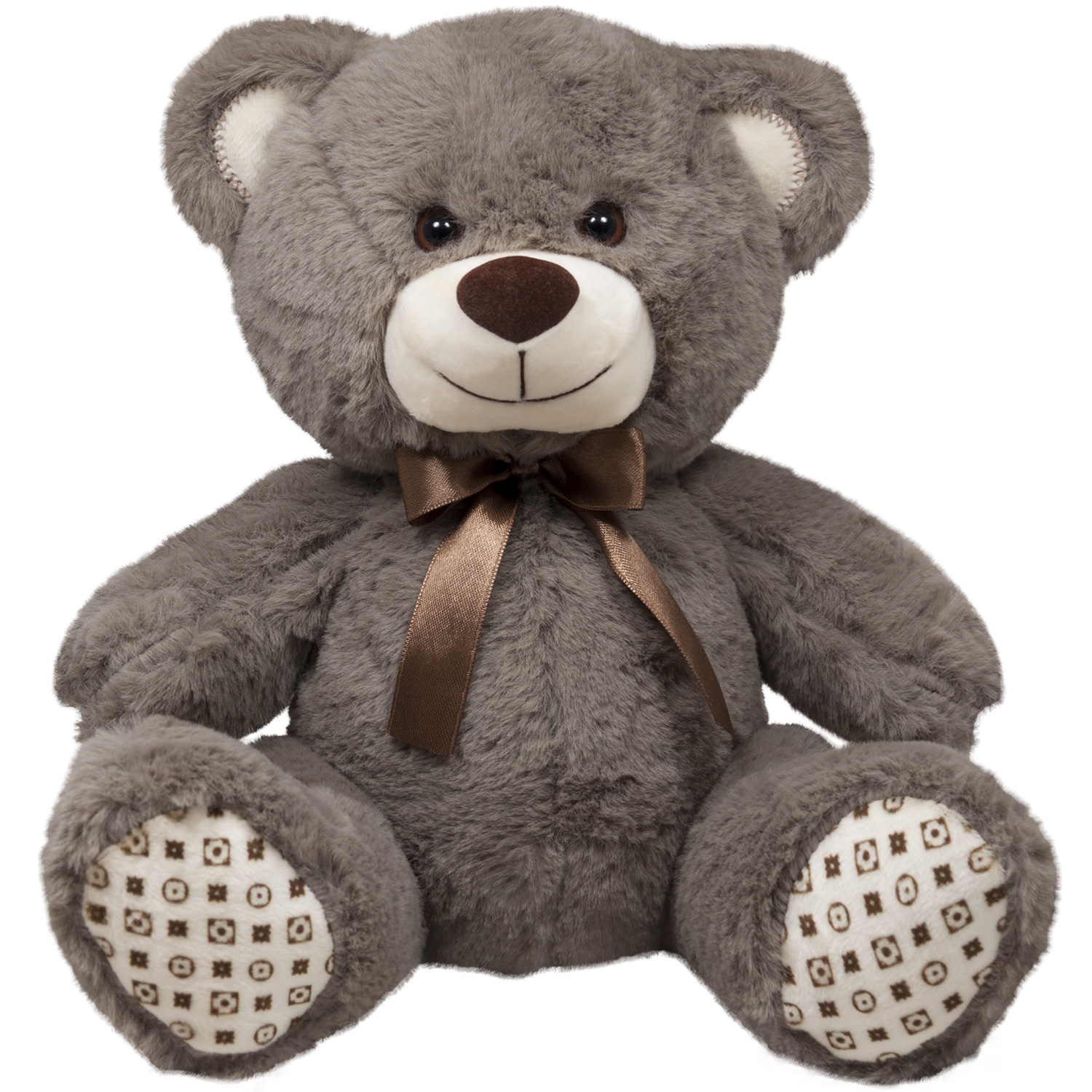 Teddy bear with a ribbon - Brown