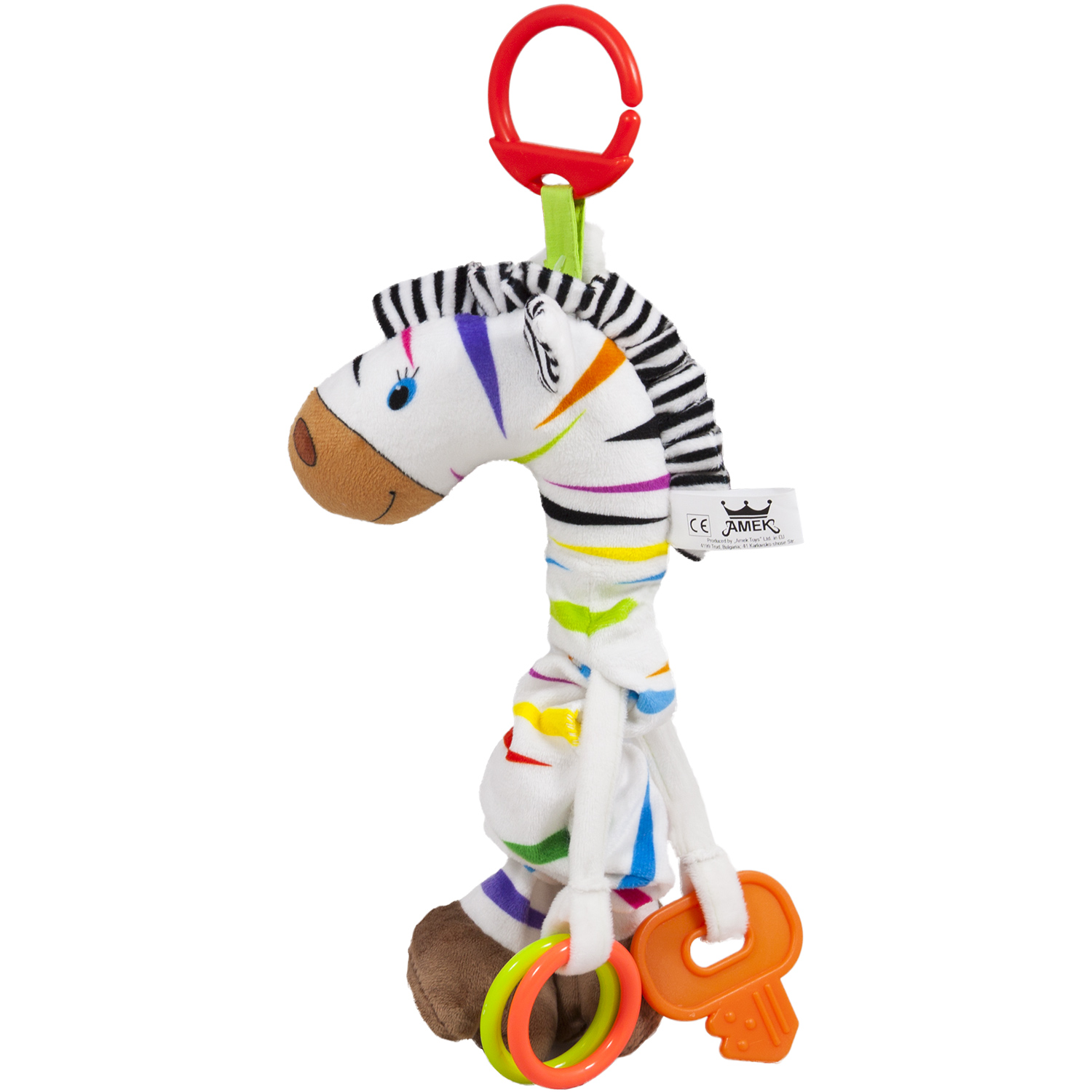 Baby zebra toy with vibration